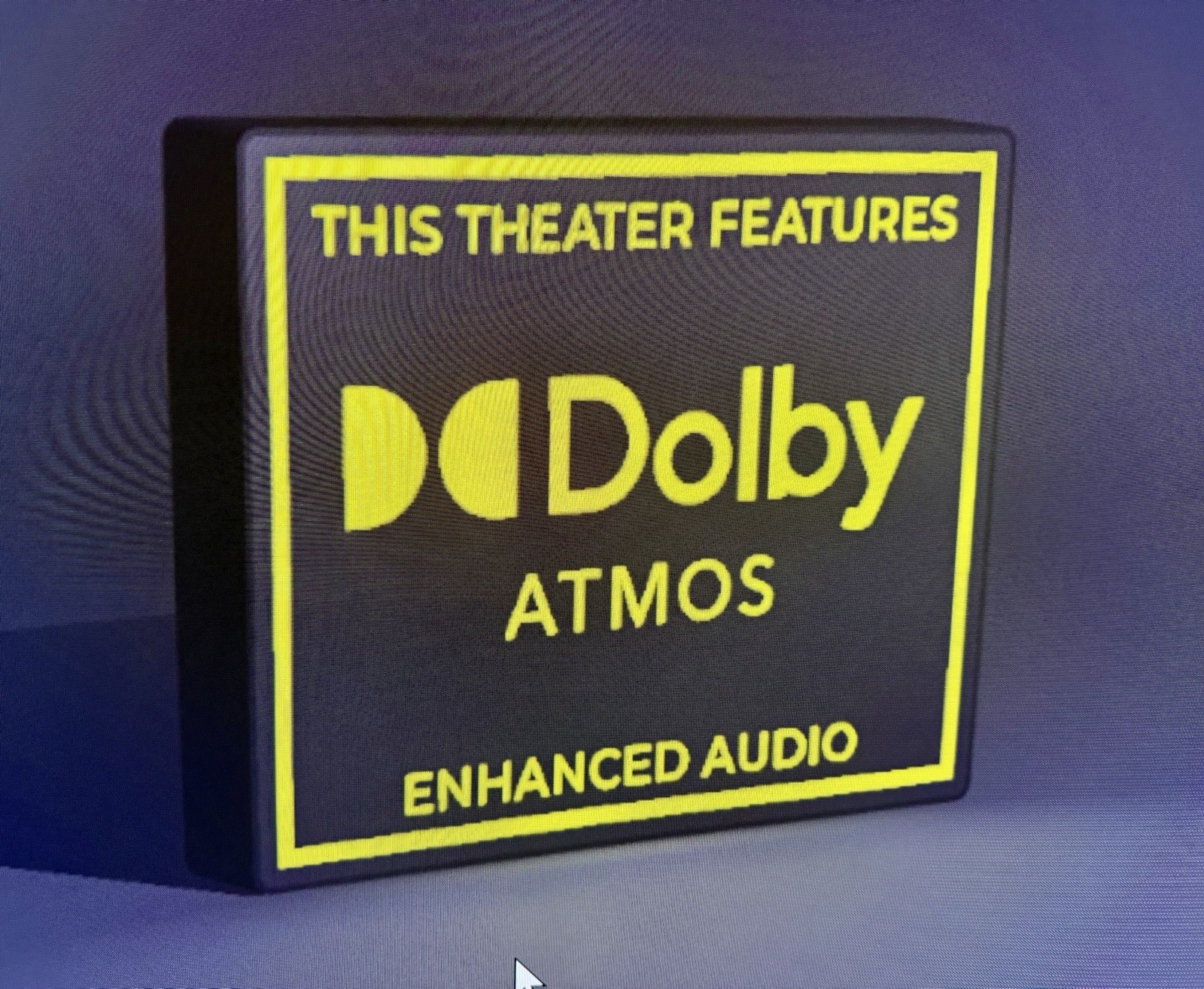 DOLBY ATMOS LIGHTED SIGN HOME THEATERS LARGE 13” TRUSTED SELLER COMPARE.