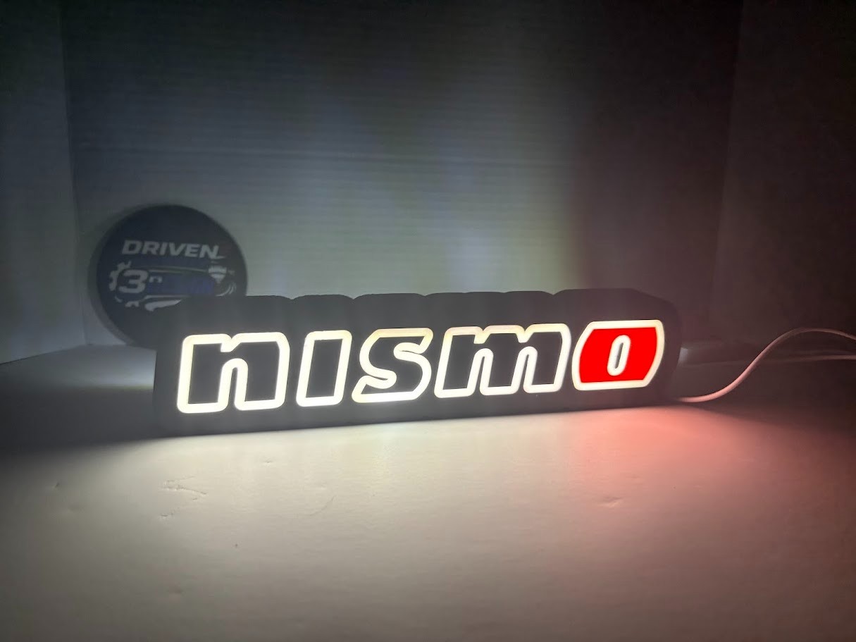 Track-Inspired Glow: Nismo-Inspired LED Light Box