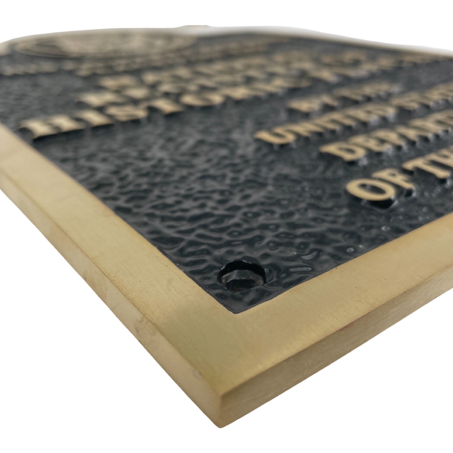 National Register of Historic Places Plaque in Heavy Solid Brass Sign