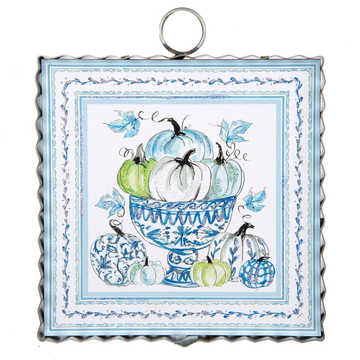 The Round Top Collection Mini Gallery Bowl of Pumpkins 6x6x1