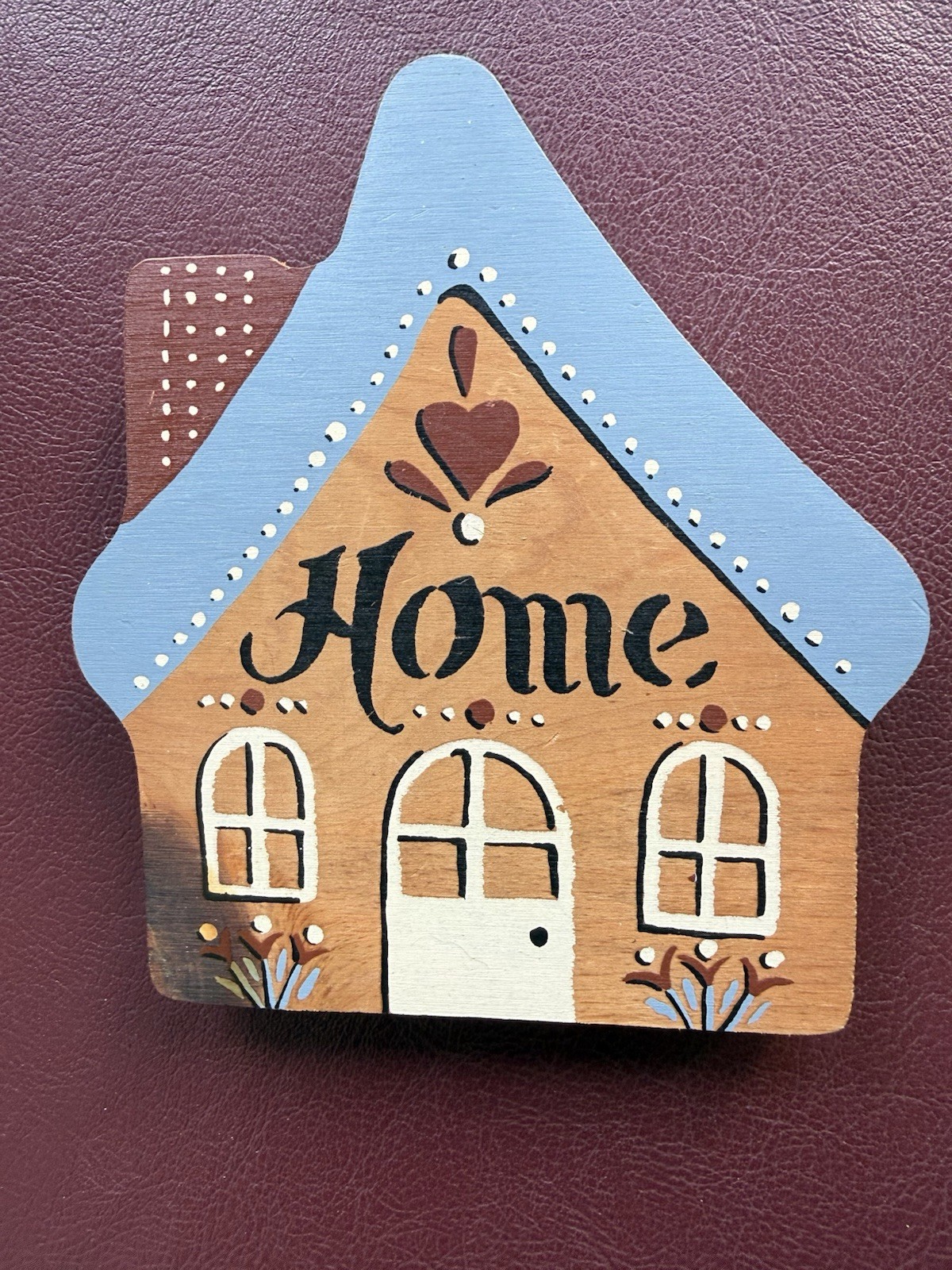 HOMECO WALL DECORATION “HOME SWEET HOME” WOODEN HOUSES HEART RUSTIC COUNTRY