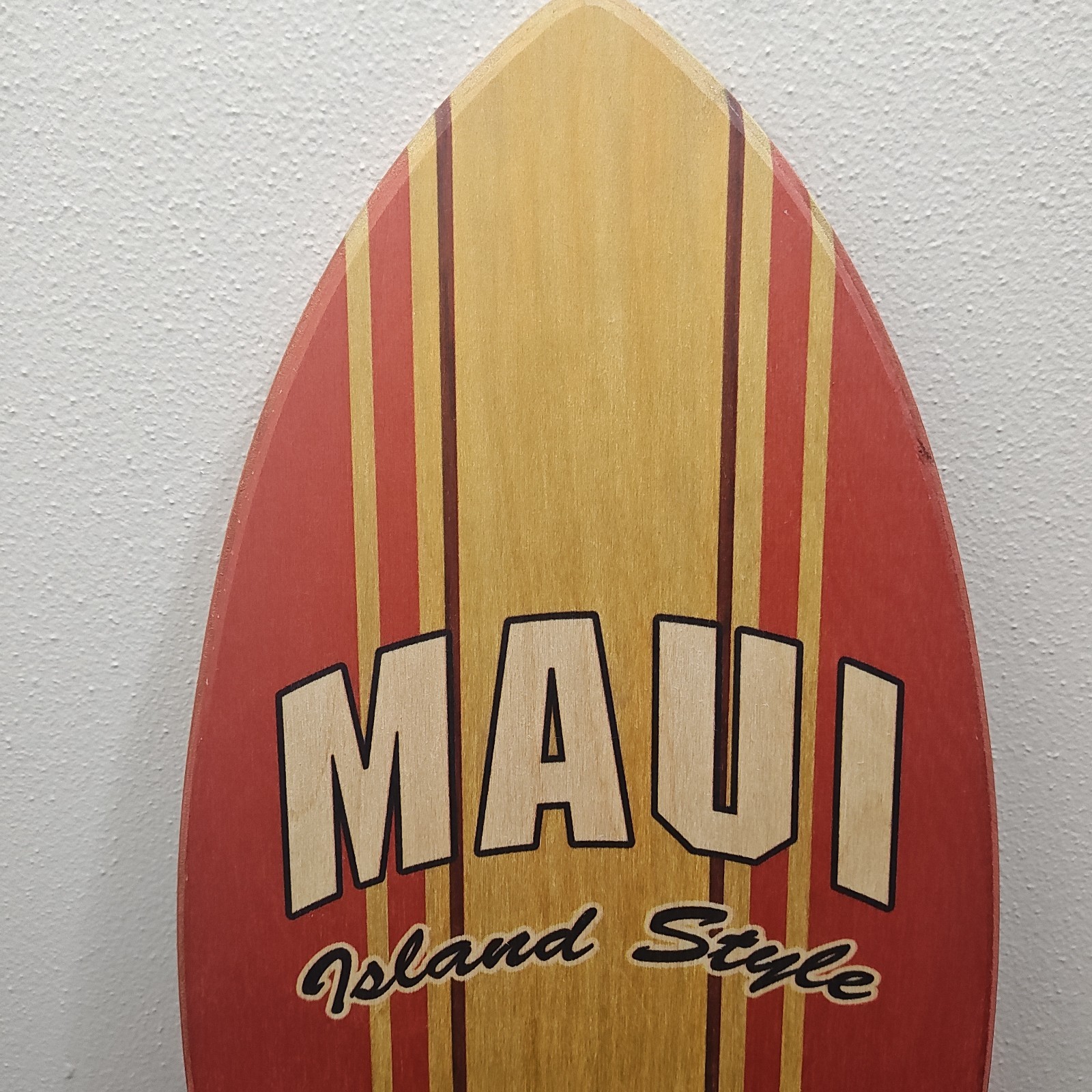 C YA MIni Surfboard 20” MAUI HAWAII Decorative Surfboard Double Sided Hand Made