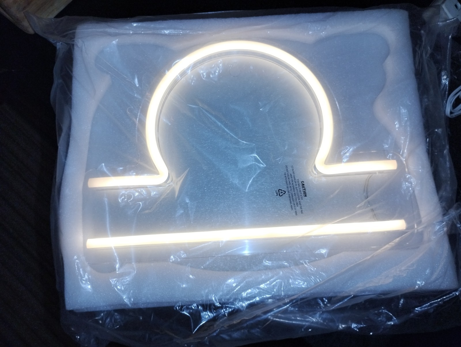 constellation designs Libra neon wall decor