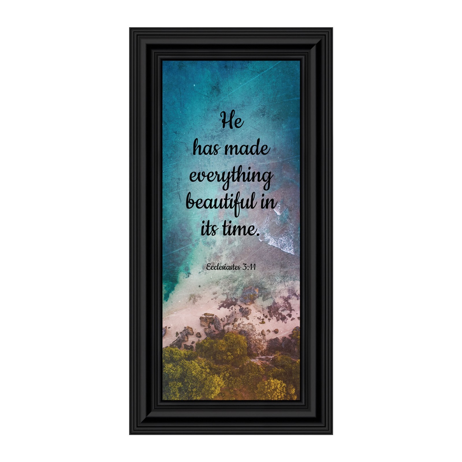 He Has Made Everything Beautiful, Ecclesiastes 3:11, Coastal Framed Picture