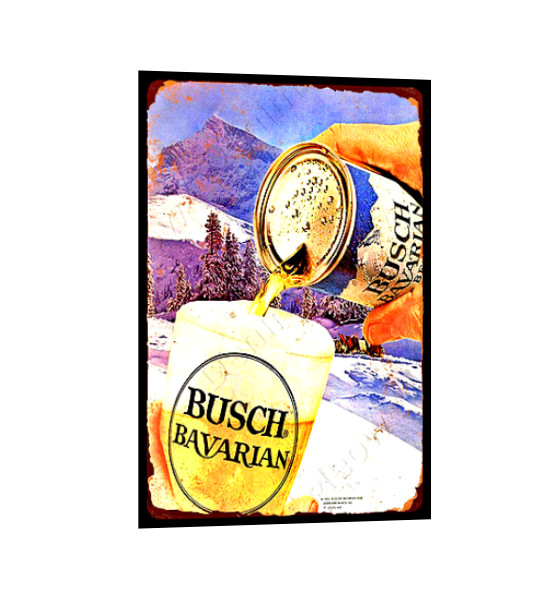 Show Me Your Busch Beer Sign Sticker Man Cave Pub Vintage Funny Retro 4 Sizes
