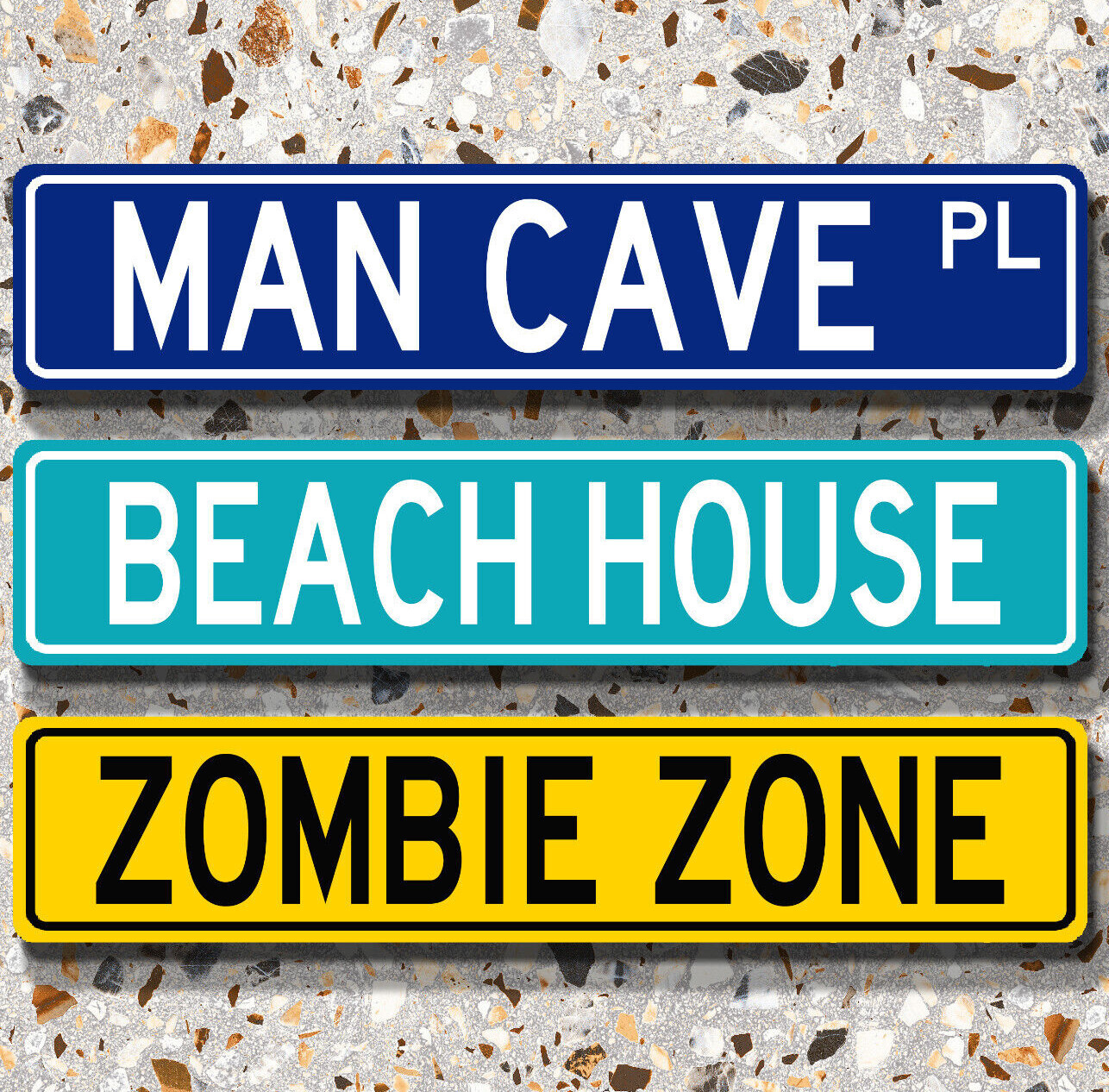 Custom Name Sign Aluminum Street Sign Personalized Sign Plate New Vintage ACW01