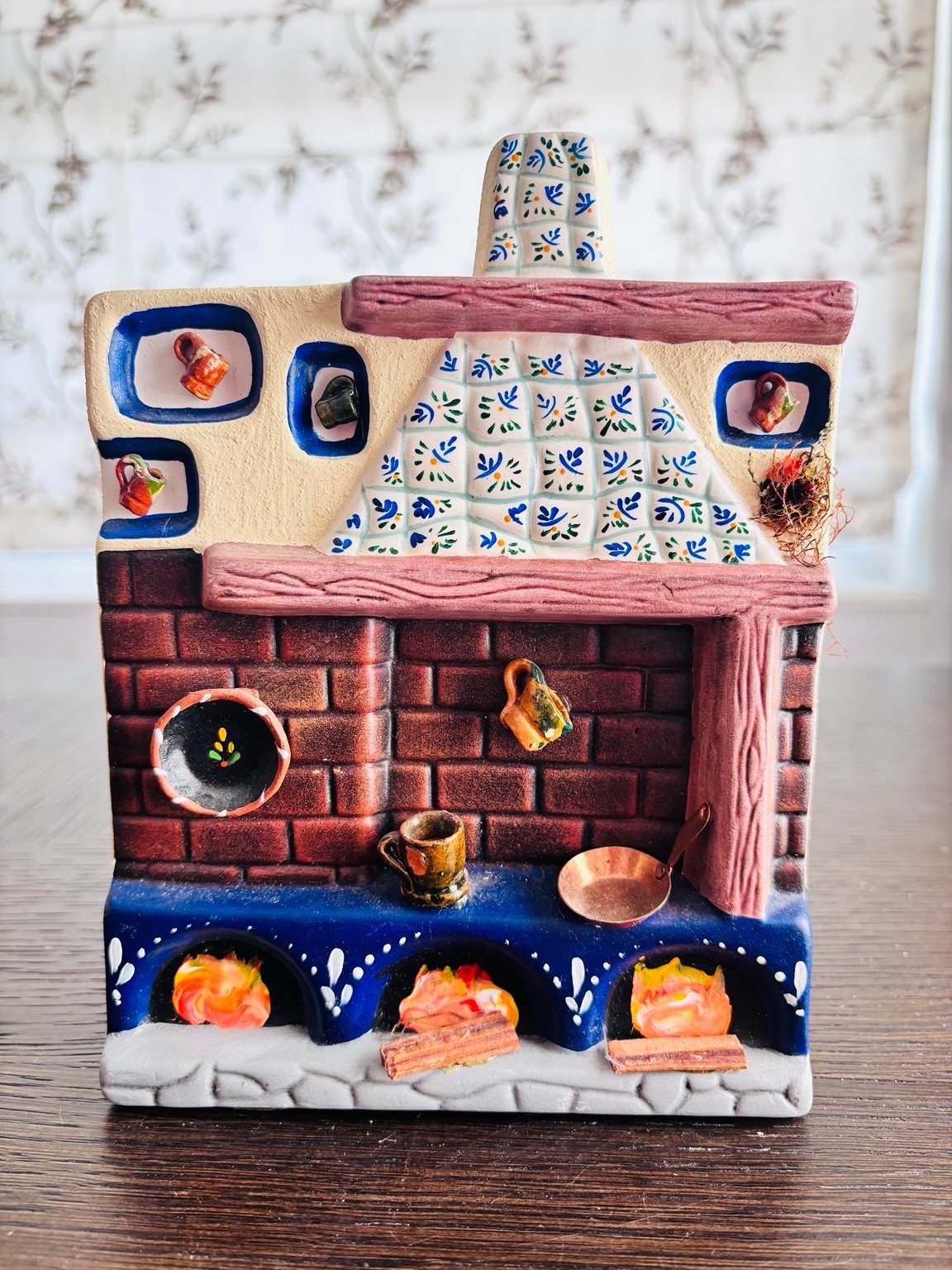 PIPE Creaciones Handmade Mexico Folk Art Kitchen Fireplace Wall Plaque Decor
