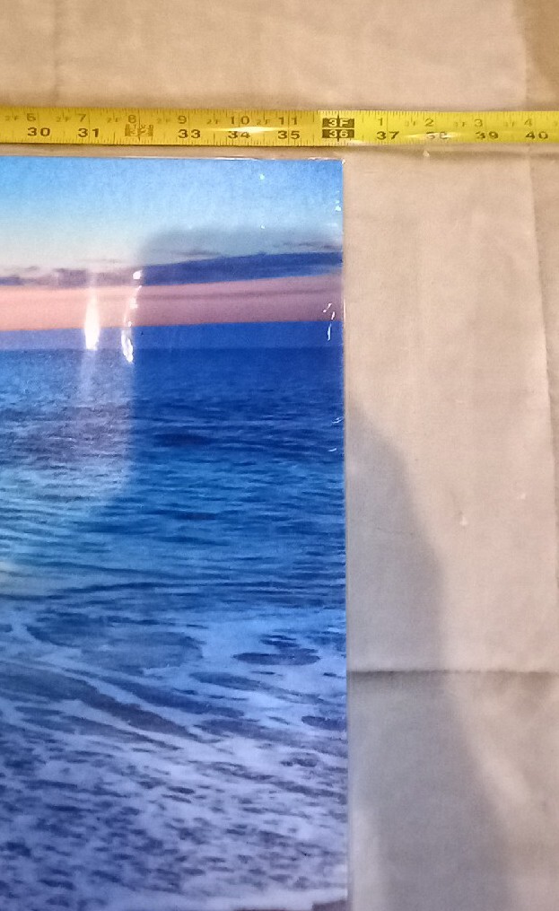 3 pcs canvas beautiful ocean beach water sand scene Pictures us seller