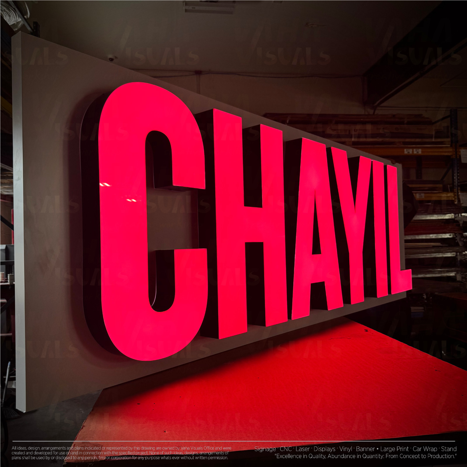 Custom 3D Channel Letters Sign LED Frontlit Storefront & Indoor/Outdoor Signage
