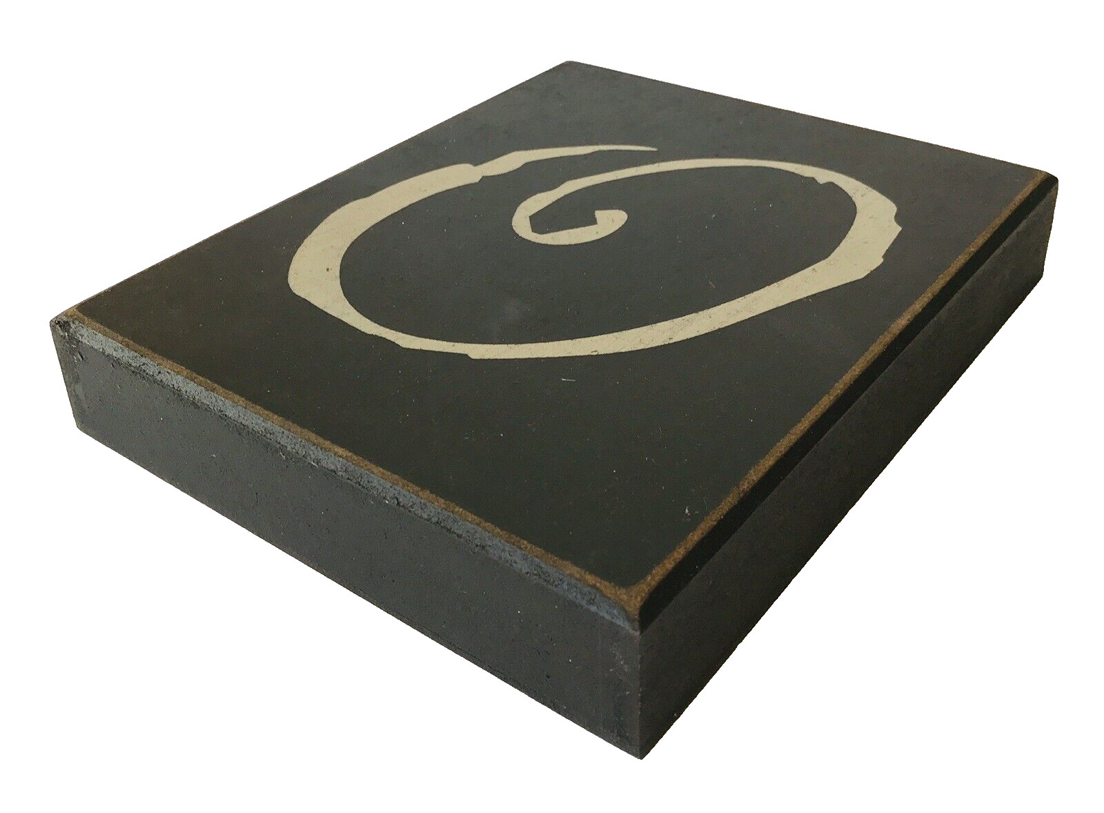 2 “O” Swilrl Design Shelf Art Wood Plaques or Signs Small 7″ & Medium Size 8.25″