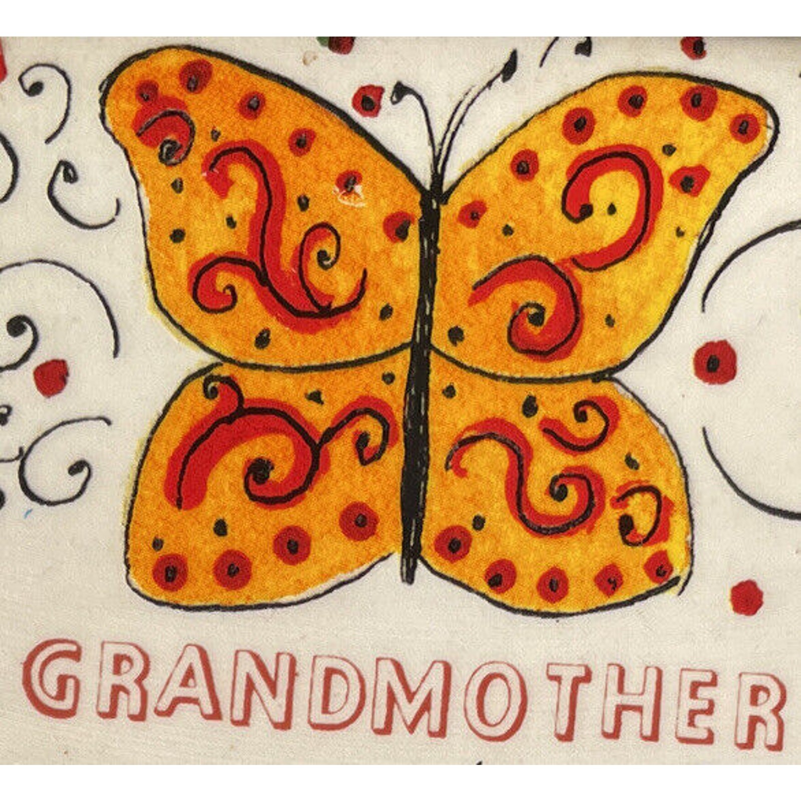 Sign, grandmother, grandma, wallstand plaque, ceramic. Vibrant colors Kirkland’s