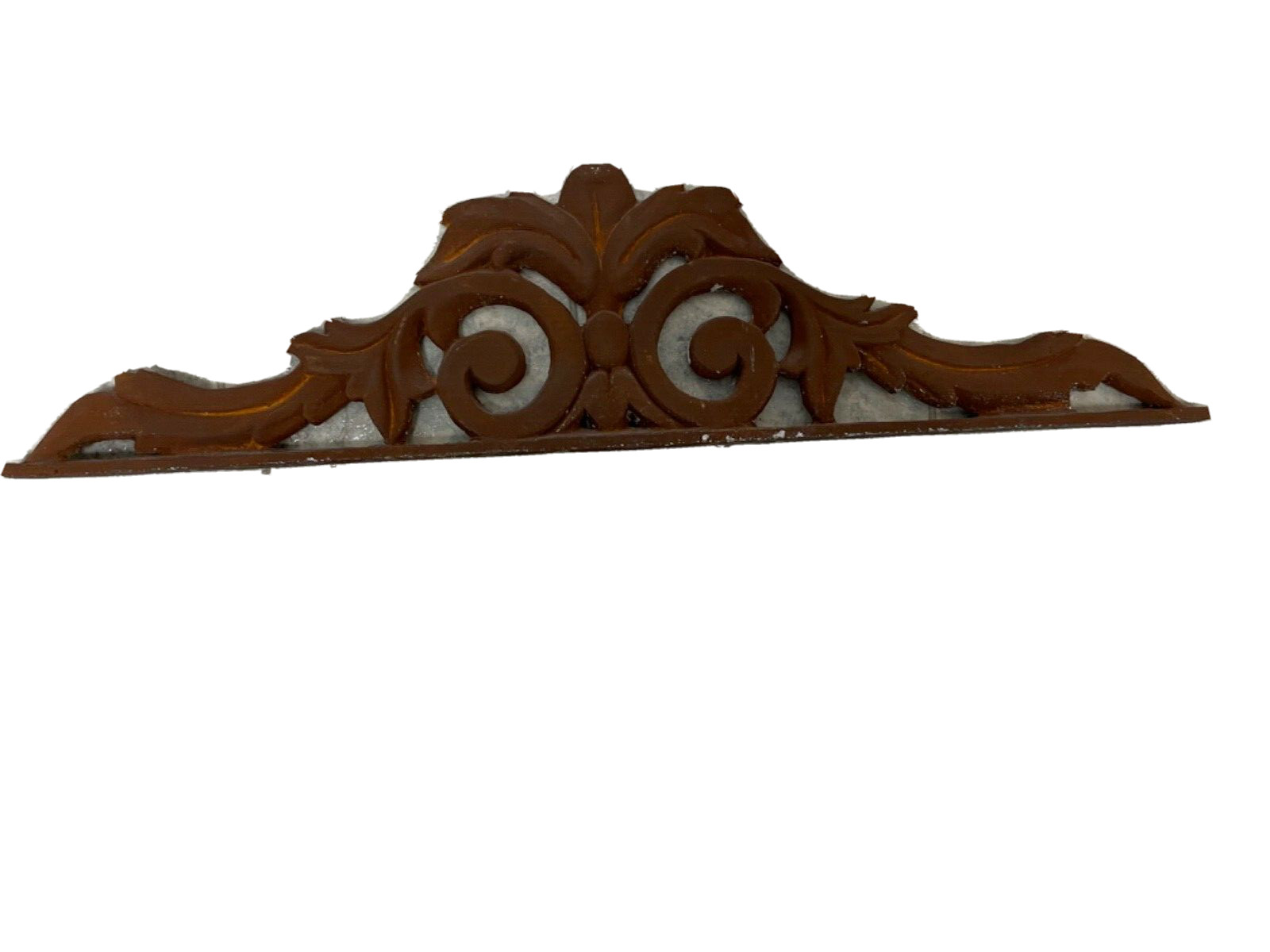 24 x 6” Metal Wall Sign Rustic Farmhouse Scroll Door Wall Topper Decór Vintage