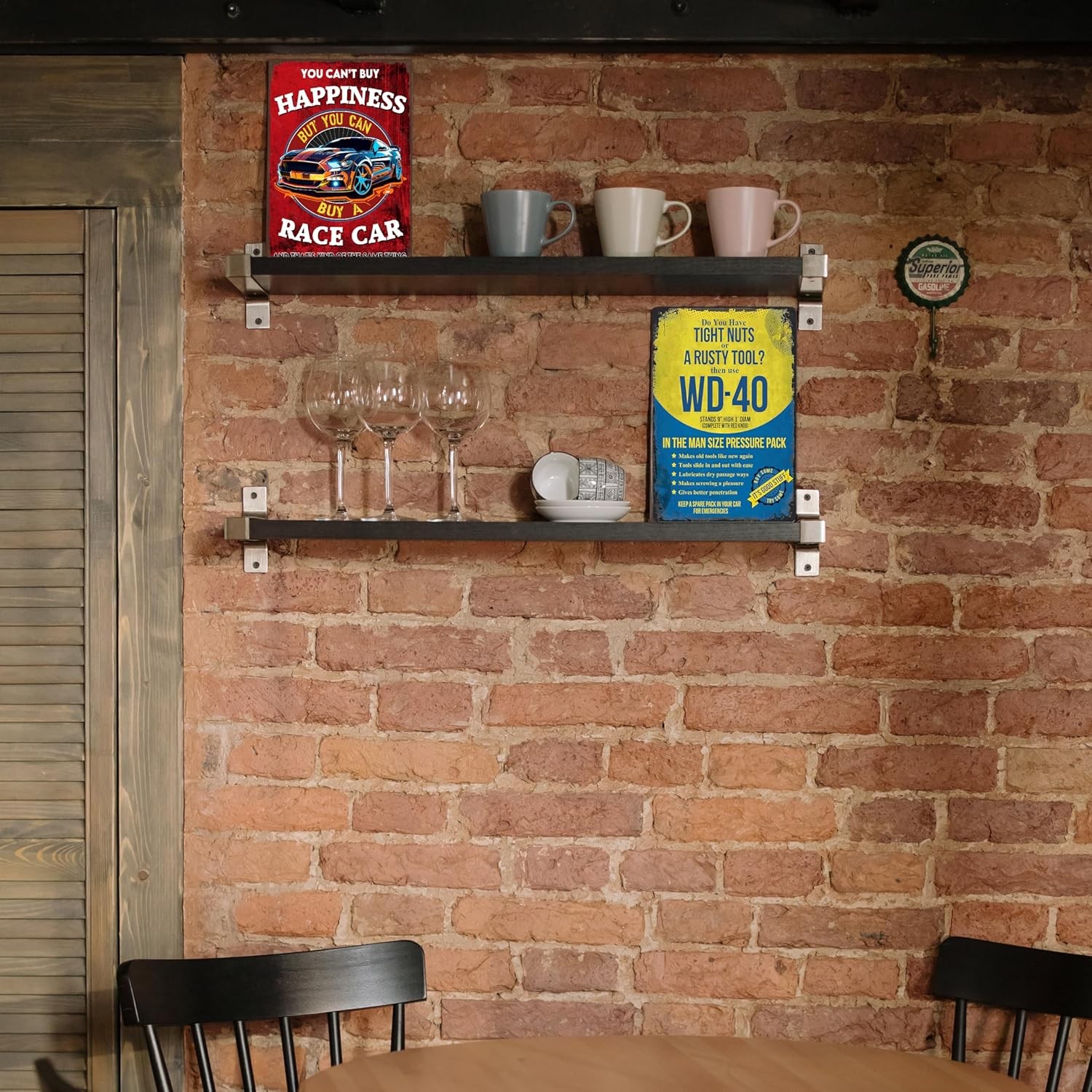 Vintage Metal Tin Sign Retro Wall Decor Garage Man Cave Bar Home Art 8×12