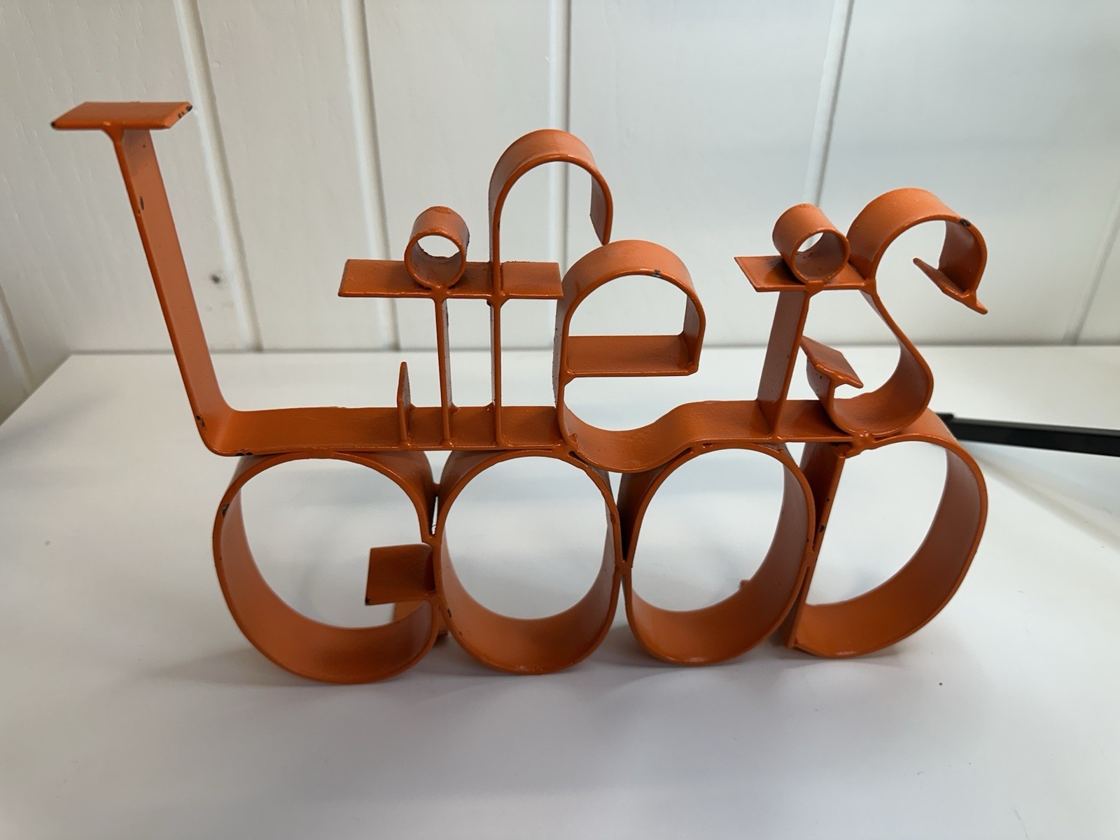 Orange Metal Life Is Good Sign