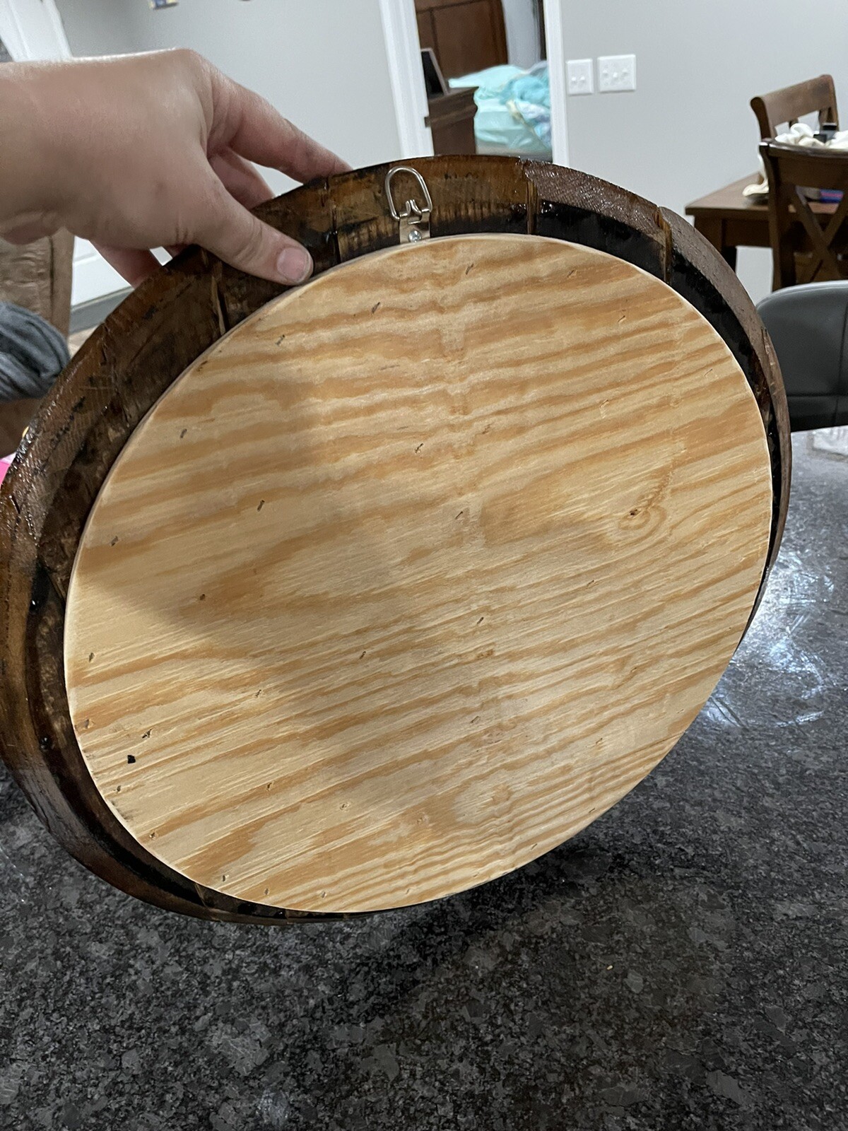 Bar Decor ( Rabbit Hole Distillery) Kentucky Bourbon Whiskey Barrel Lid wood
