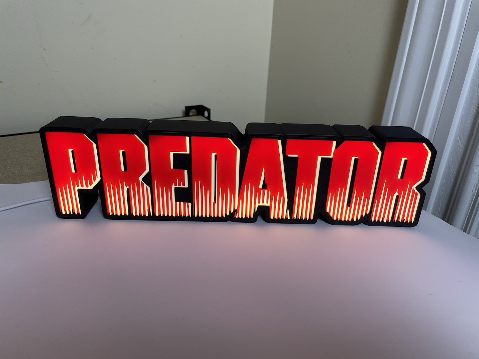 Predator Light Box Sign