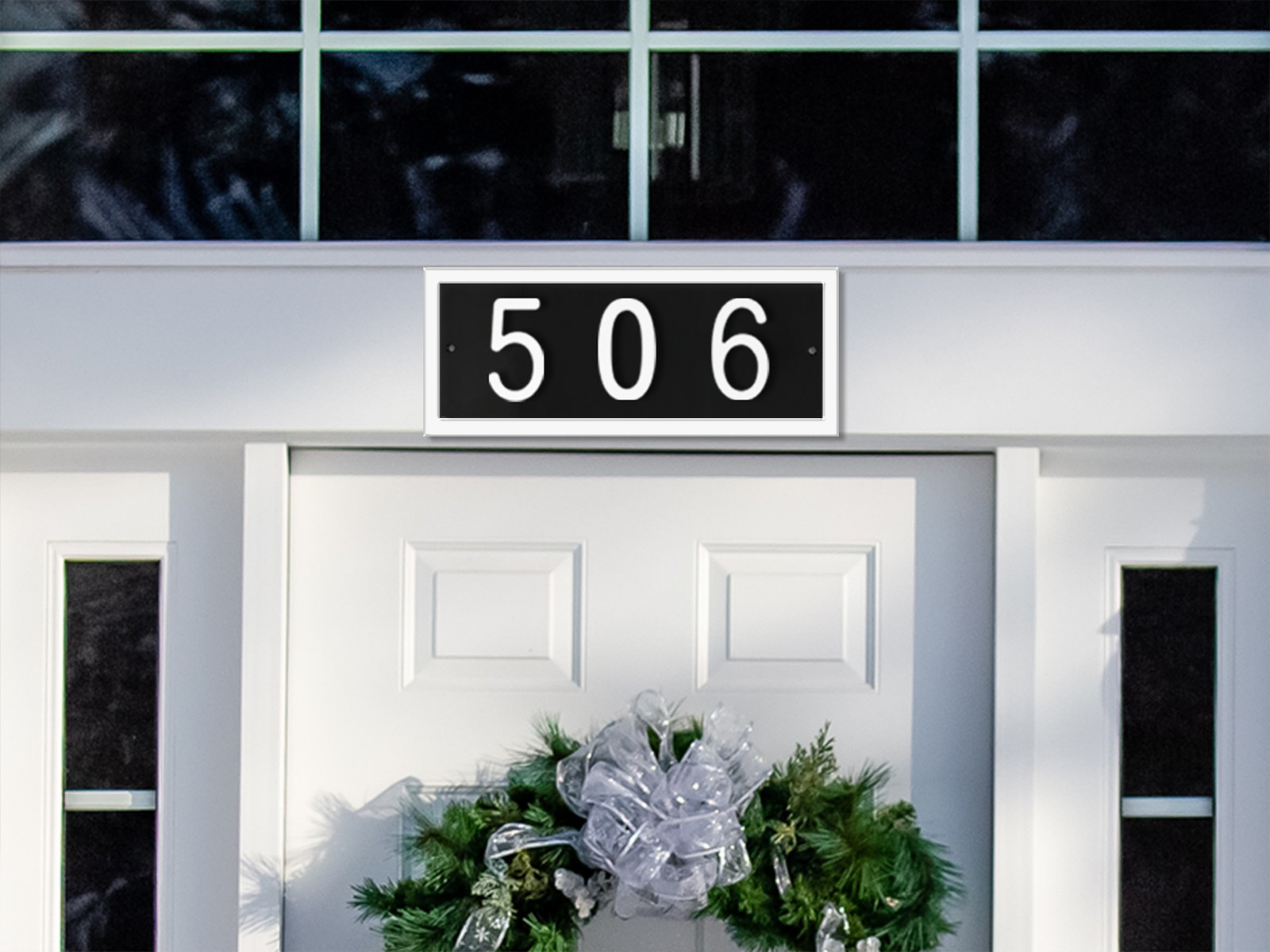 ColourTree Custom Size House Number Plaque, Personalized Address Sign