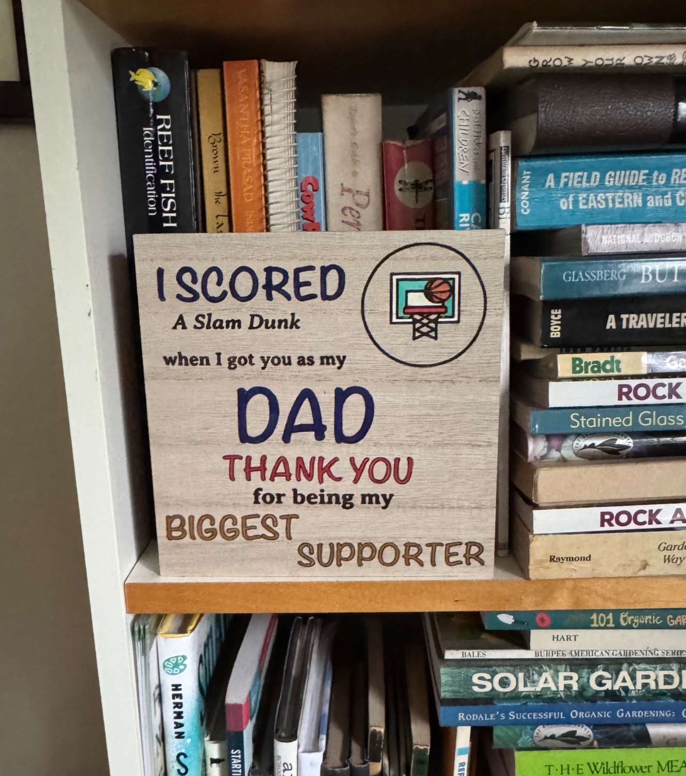 DAD GIFT – 6″x 6″ Self Standing Block