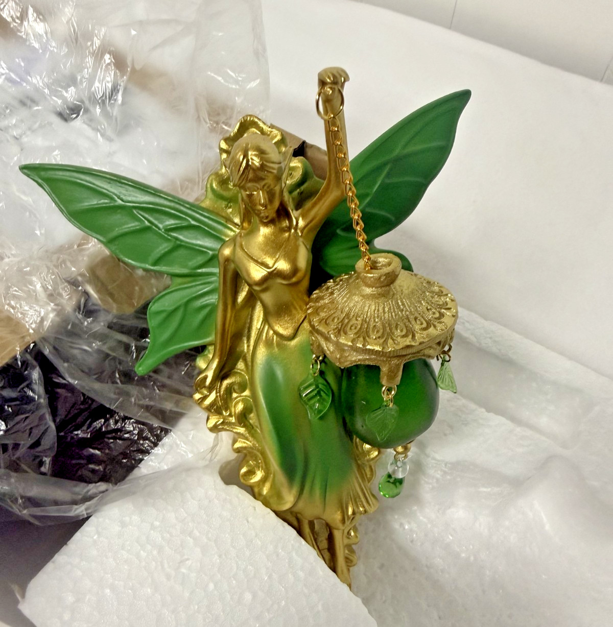 NIB Fairy Light up Wall Plaque 10″