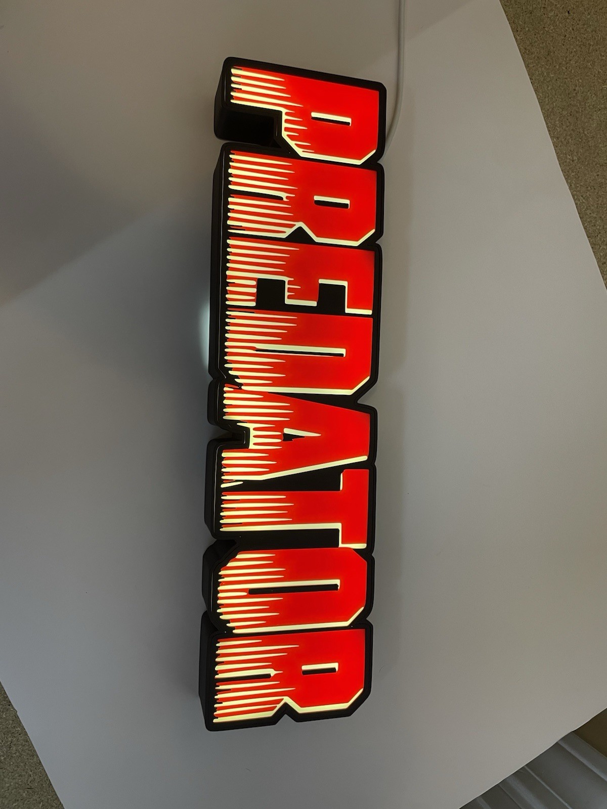 Predator Light Box Sign