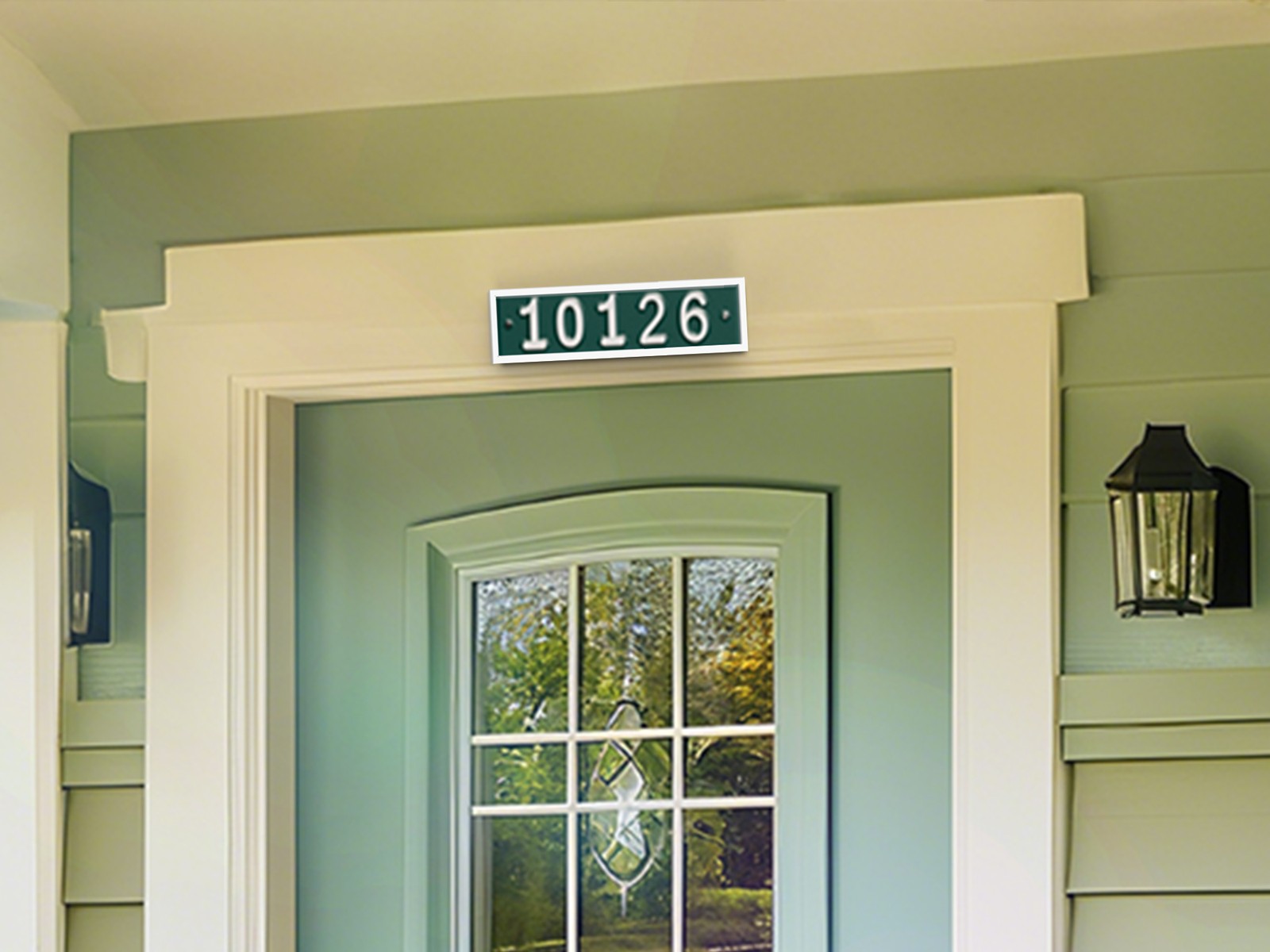 ColourTree Custom Size House Number Plaque, Personalized Address Sign