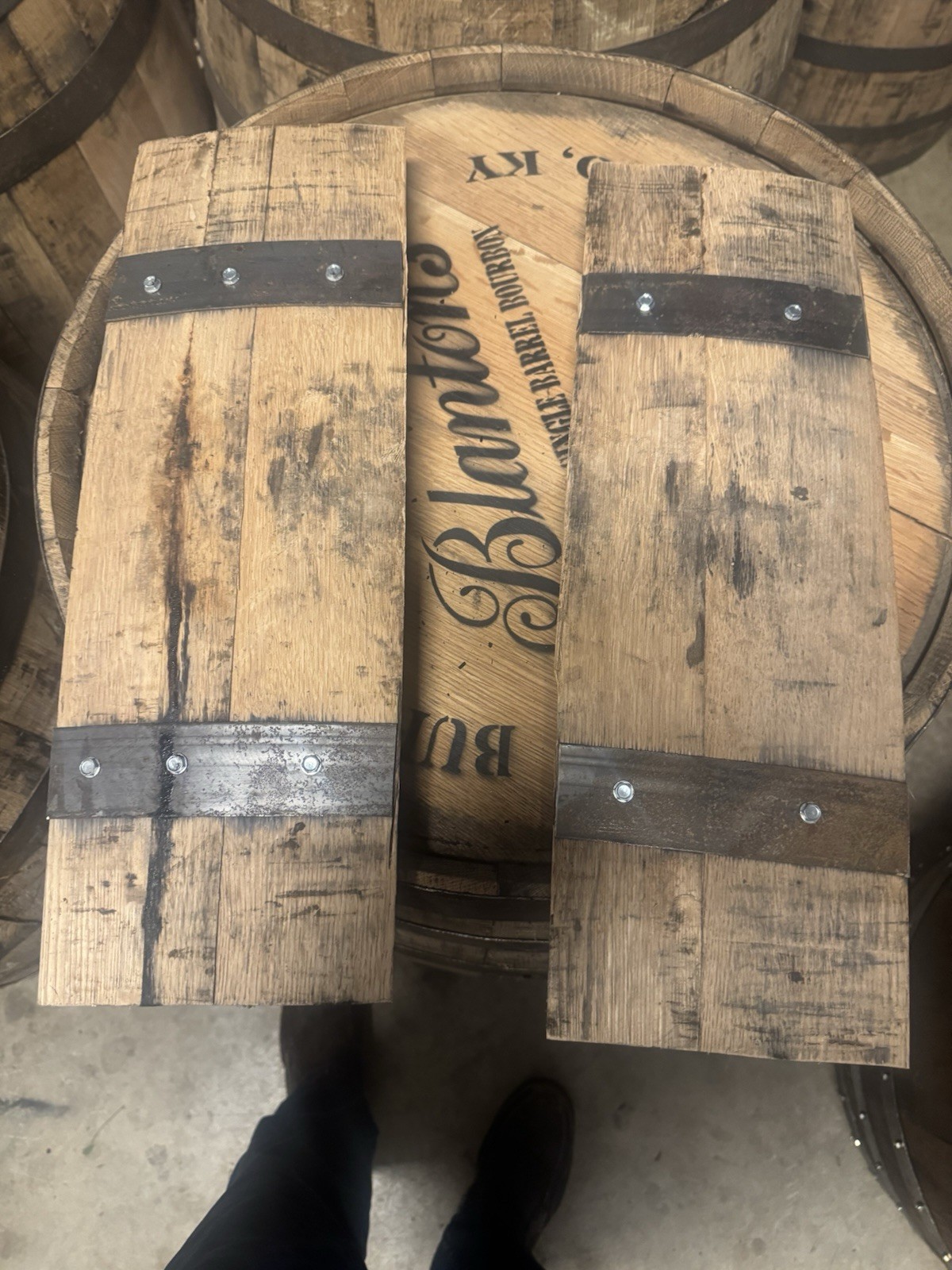 Rustic Bourbon Barrel Plaques “Free Shipping”