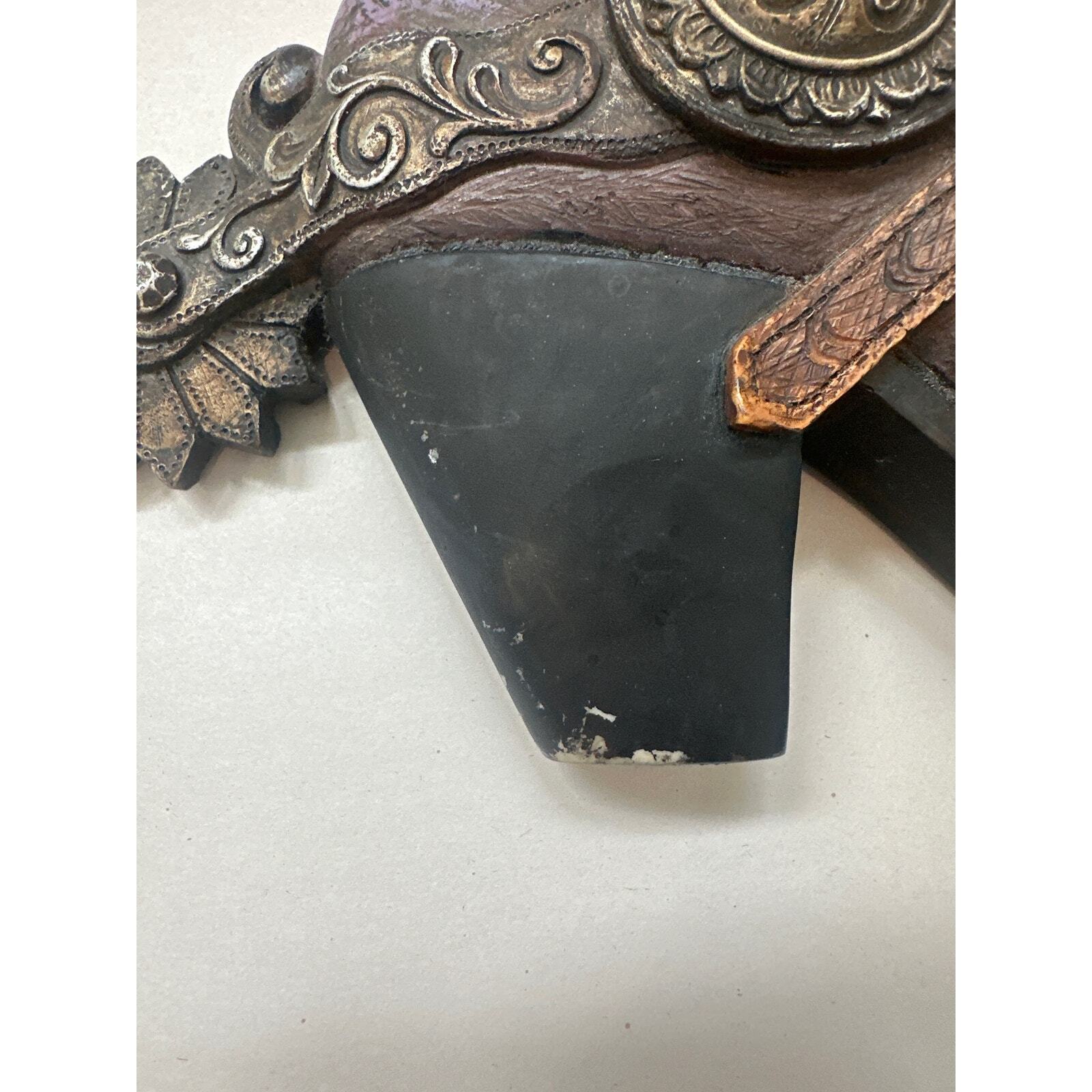 Vintage Style Cowgirl Boot with Spur Rustic Boho Multicolor wall Decor