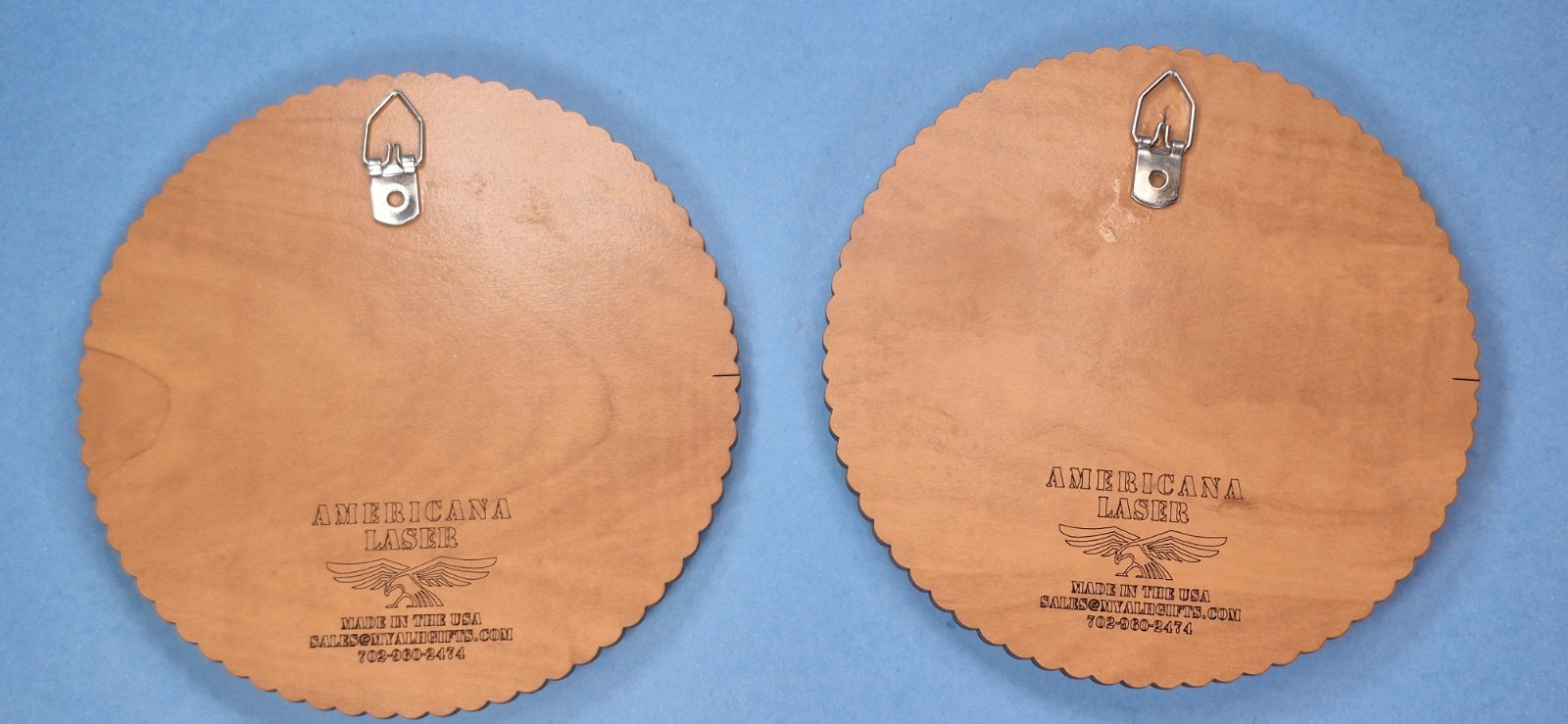 (2) United States Army Laser Cut 3D Wood Wall Tribute Wall Plaques 6”