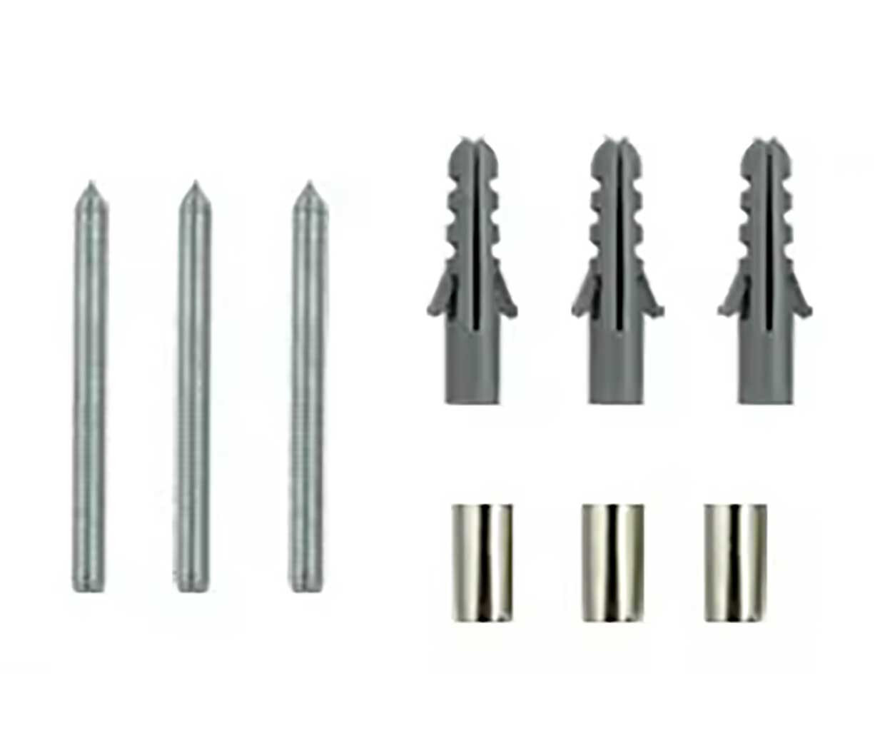 5 Inch Black Metal Numbers For House Address Outside Modern Floating Screw On