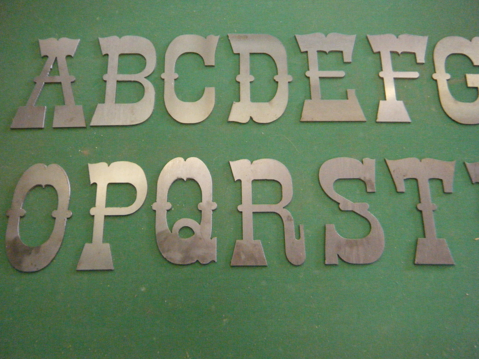 Western style 5″ Metal Letters