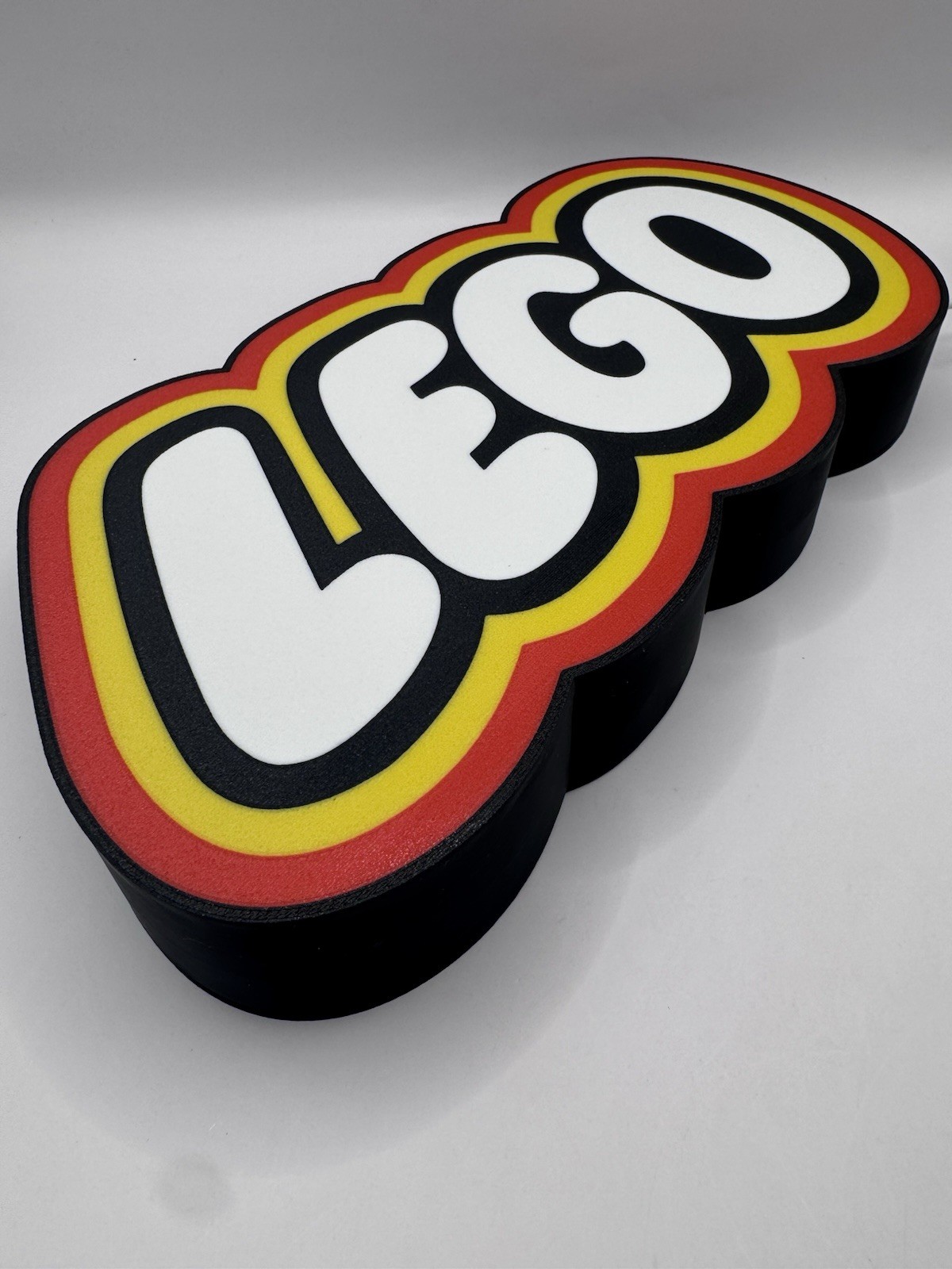 LEGO Lego Bricks – Light Up LED Neon Sign Minifigs Set Sealed Outline