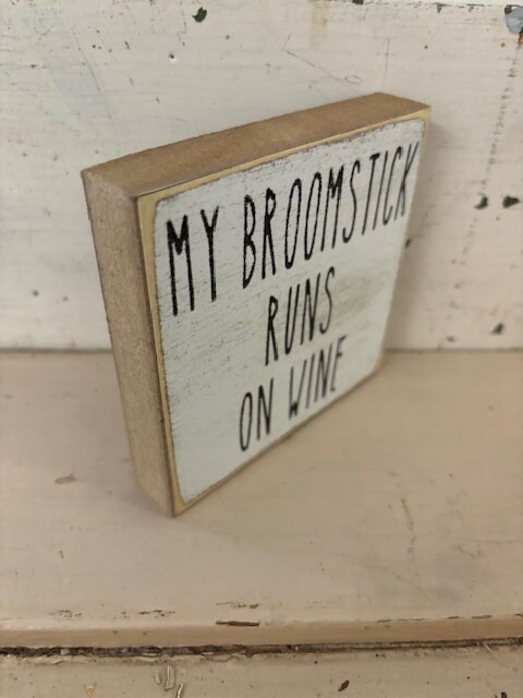 Set of 3 | 4×4 in Block Sign | Fall/Halloween Theme