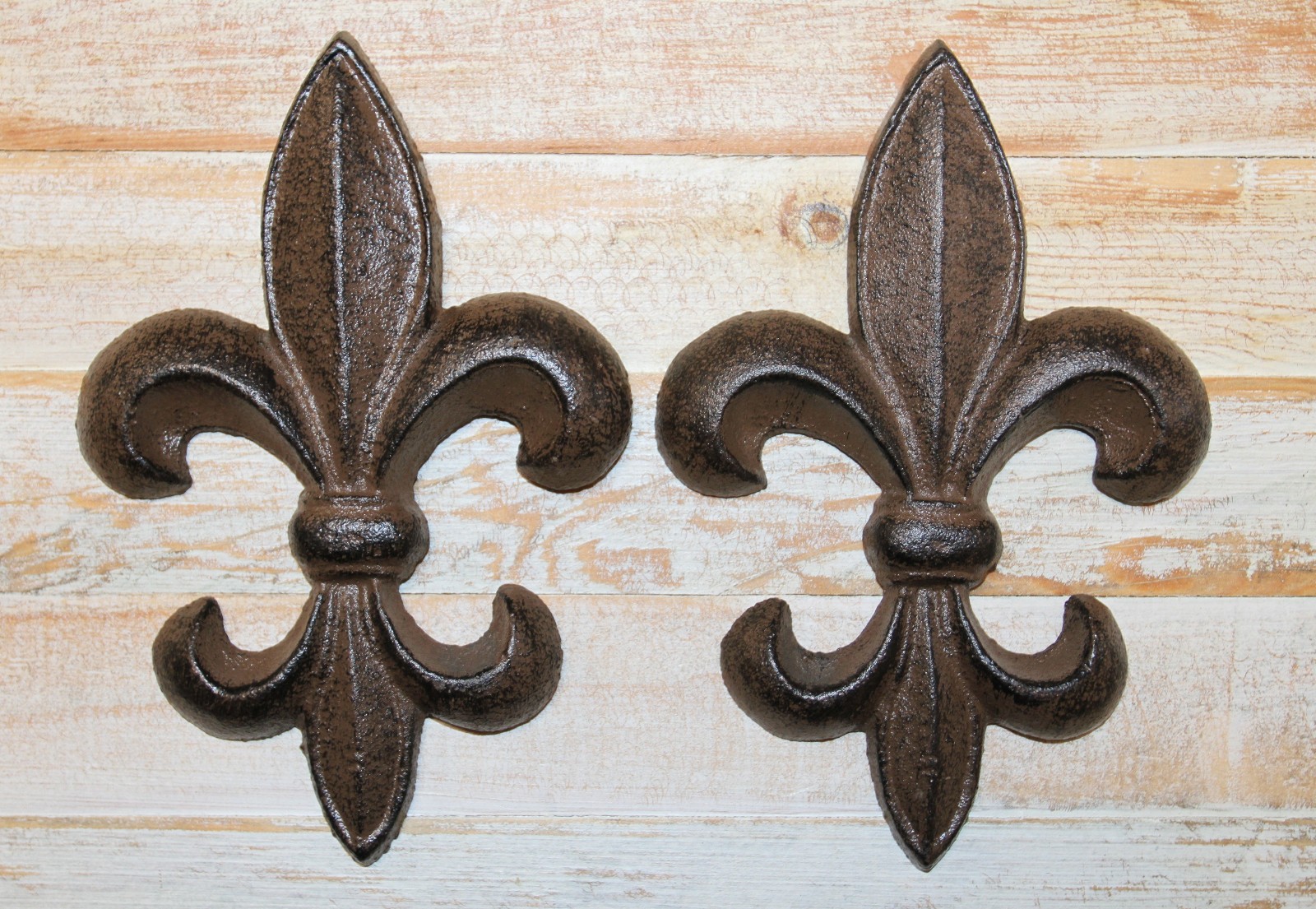 2-FLUER DE LIS Medium Wall Plaques,New Orleans Style Wall Decor,Gifts,F-6