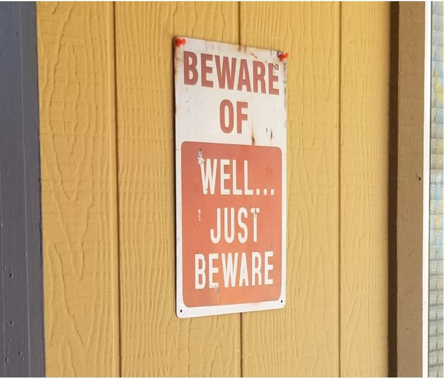 Sturdy Retro Signs | UV-Protected Indoor/Outdoor Decor – Perfect for Gardens