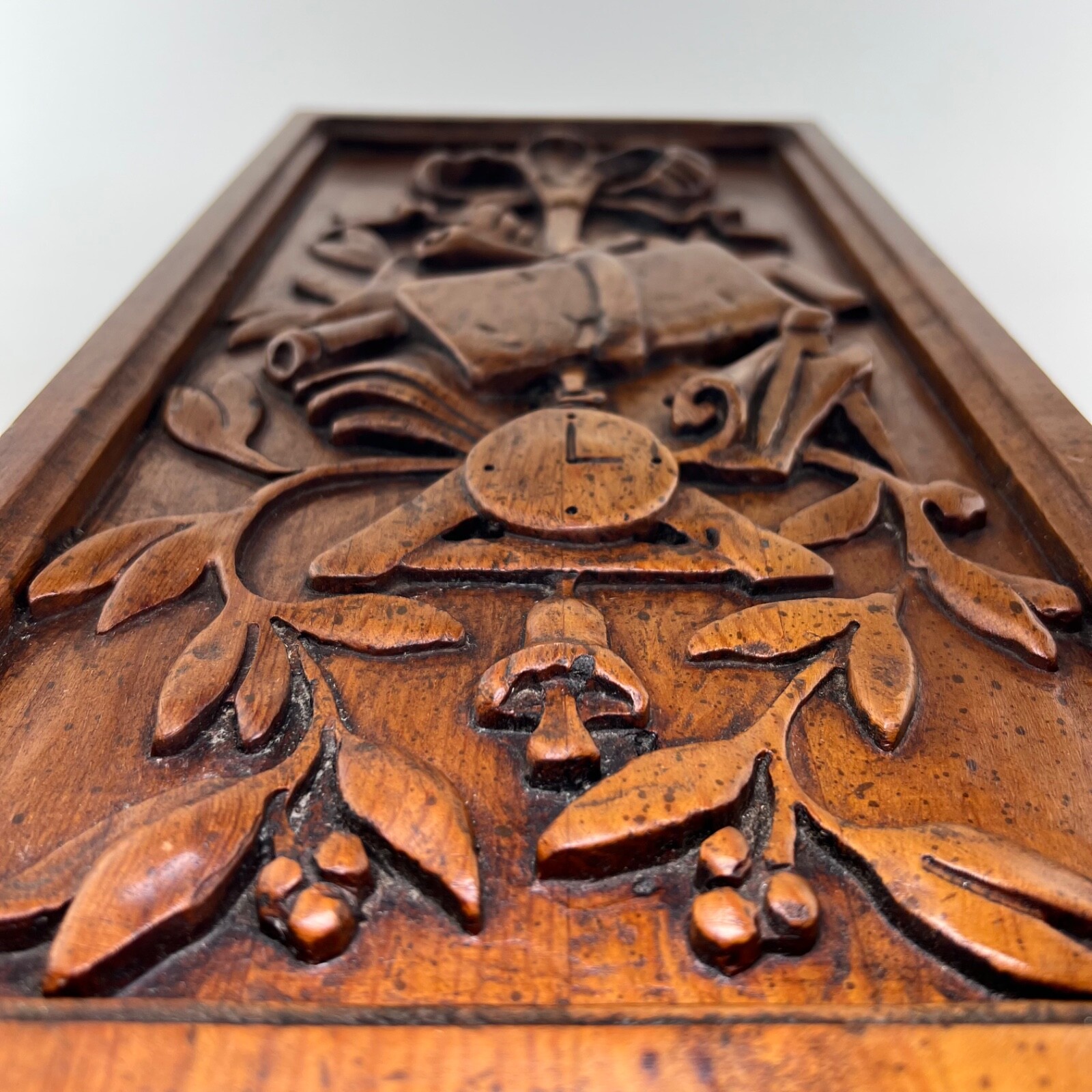 Vintage Enkeboll Designs 3D Carved Hardwood Plaque Wall Decor 18.5″x9.5″ Rare