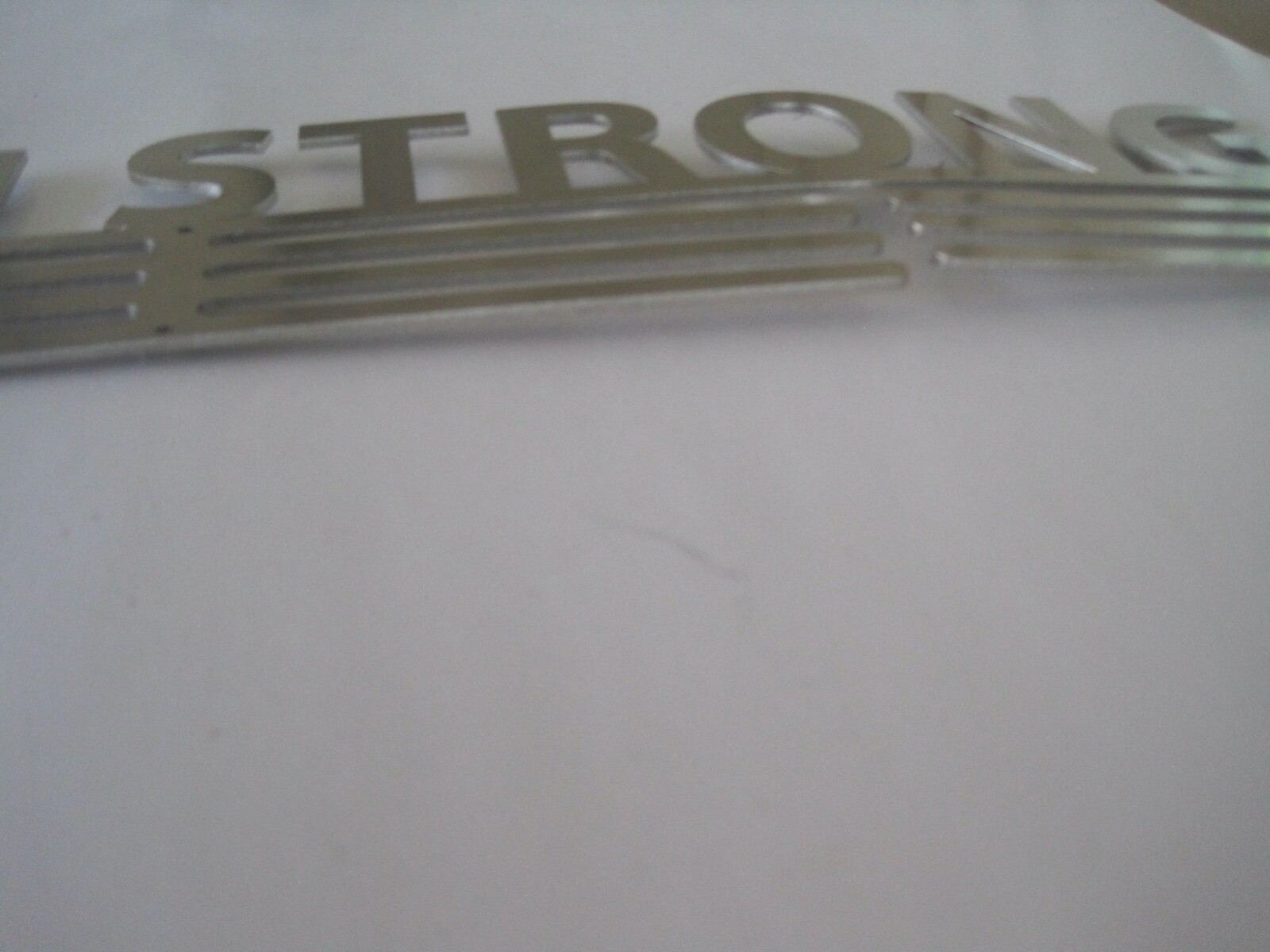 Finish Strong Metal Sign 24″ x 4″