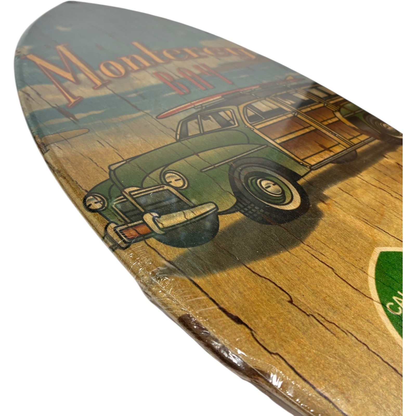 C•YA in California Original 20″ Mini Wood Surfboard Monterey Bay *New & Sealed*