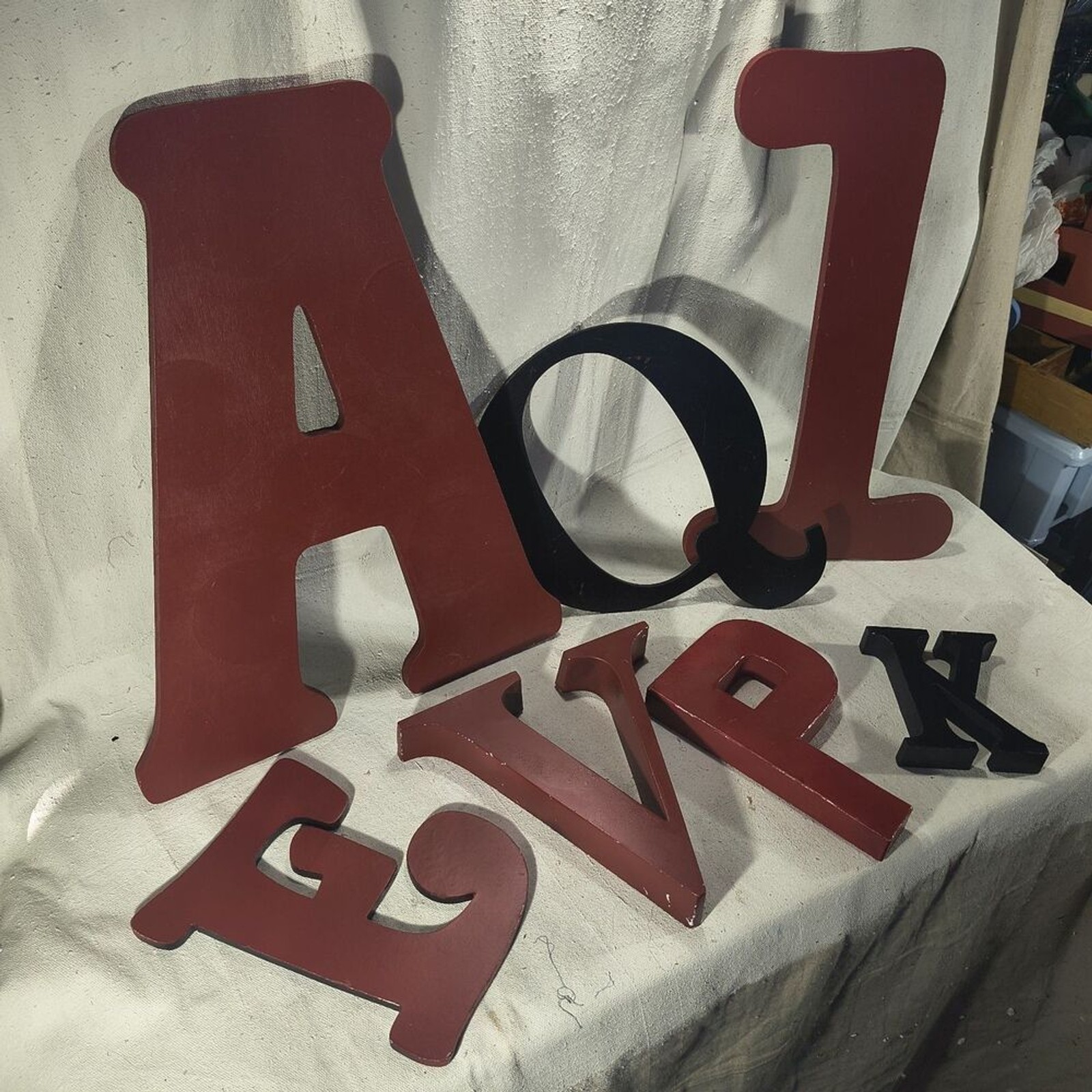 Display Letters In Sizes From 18″ To 5.25″ Variety of 22 different Letters