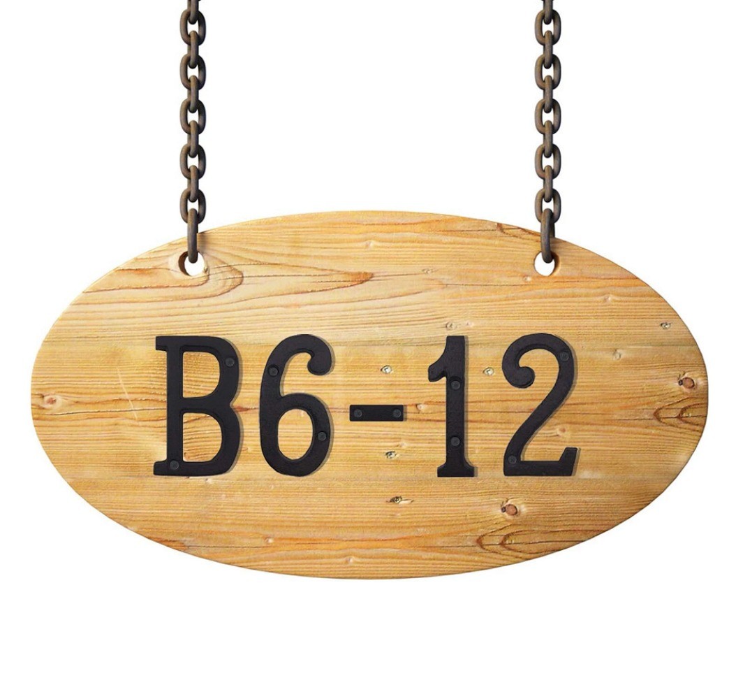 Cast Wrought Iron Black Antique House Door Alphabet Letters and Numbers HOTSALE