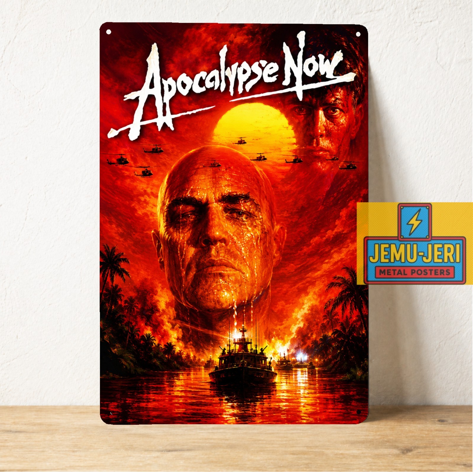Apocalypse Now Metal Poster 20x30cm Vintage Movie Tin Sign War Film Wall Art