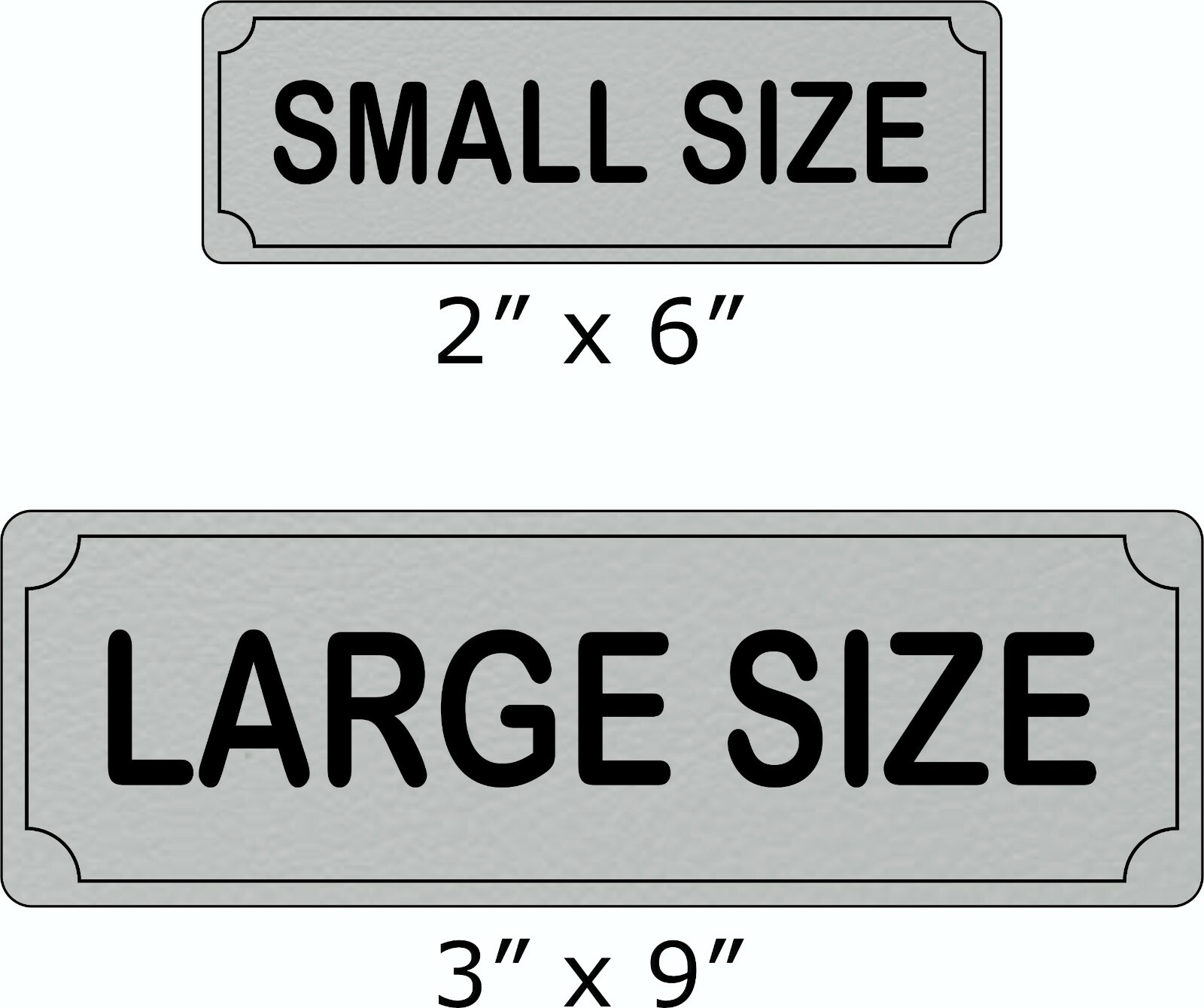Laser Engraved “NO SOLICITING” Plastic Door/Wall Sign – FREE SHIPPING