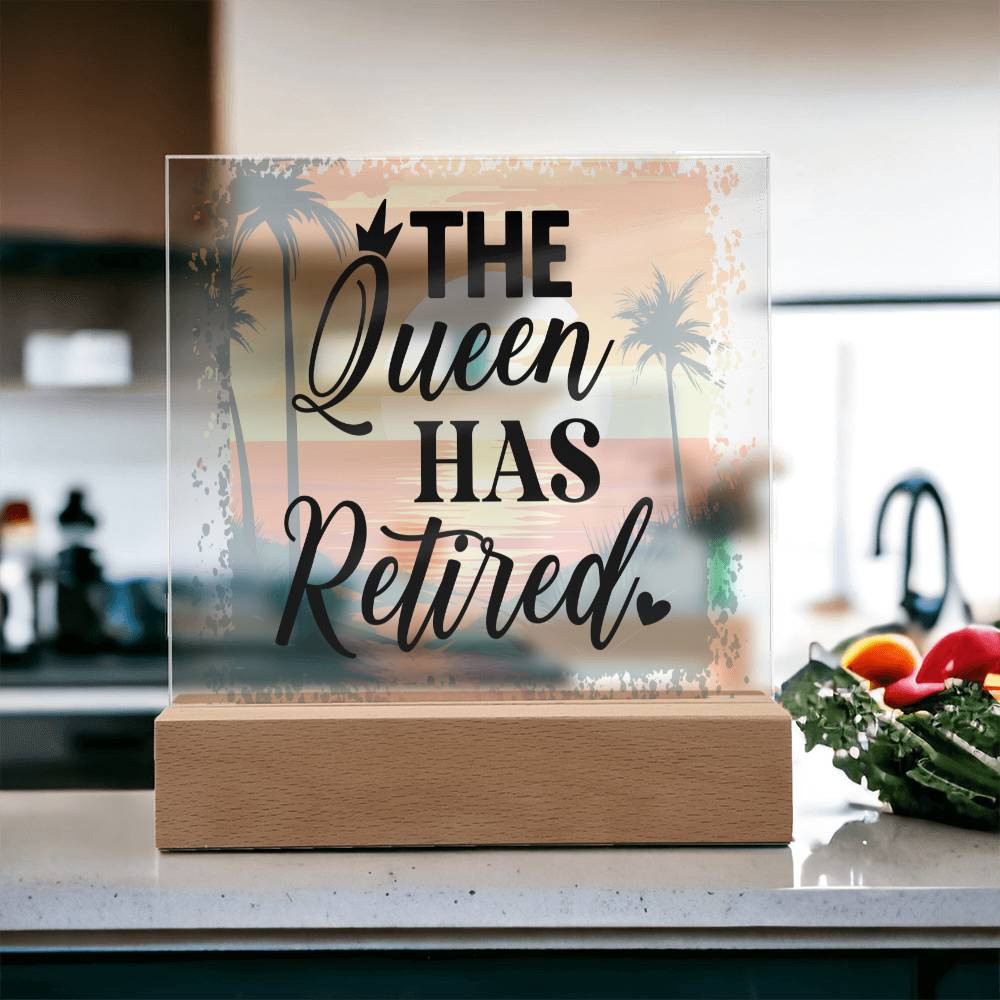 Retirement Gift for Women, Acrylic Plaque w/LED, Best Seller, Gift Ideas 2023