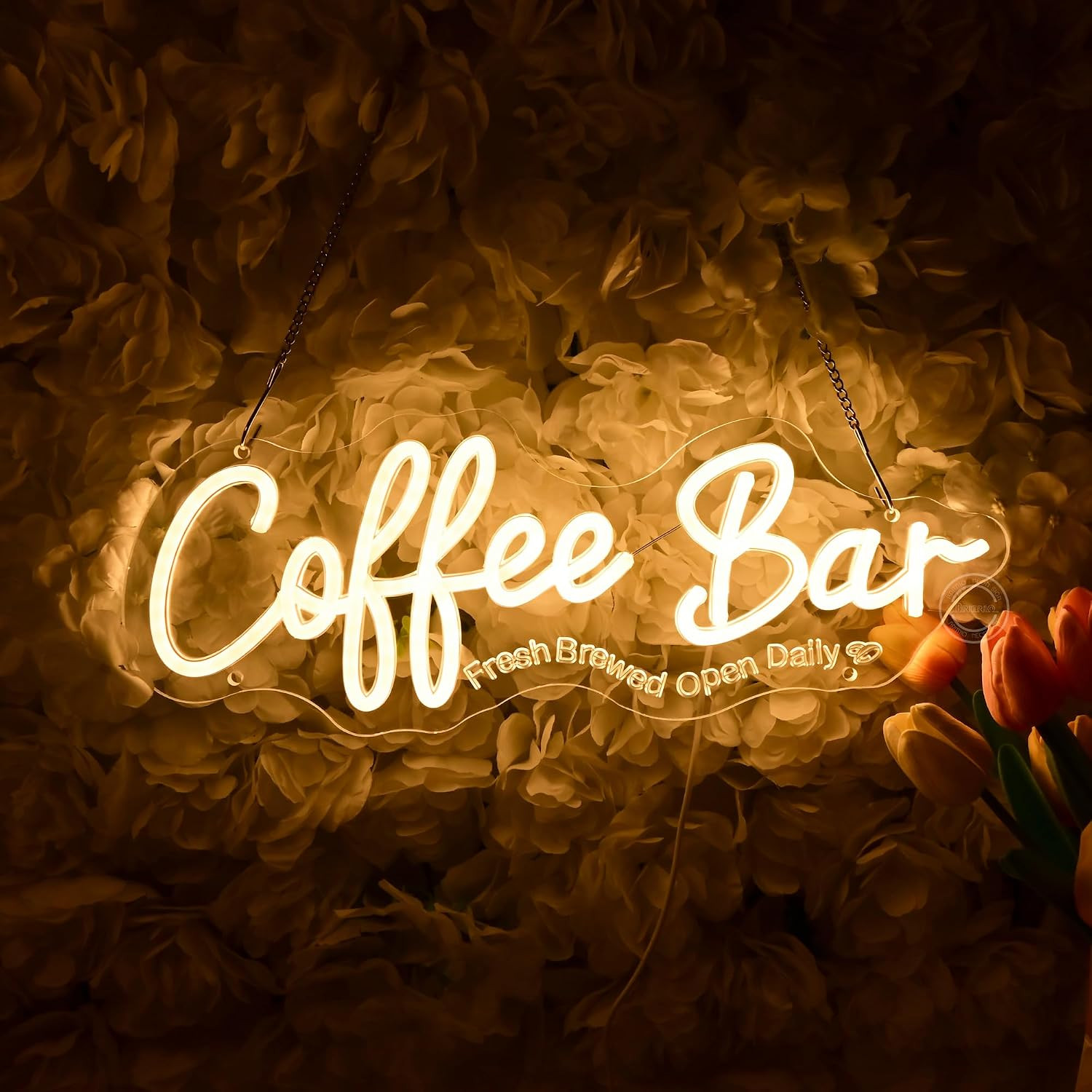 Coffee Bar Neon Sign for Home Coffee Station Kitchen Wall Decor LED