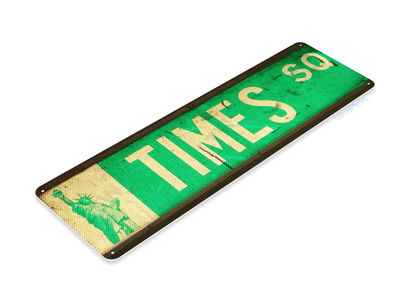 TIN SIGN Times Square Street Sign New York Store Shop Market Cottage A653