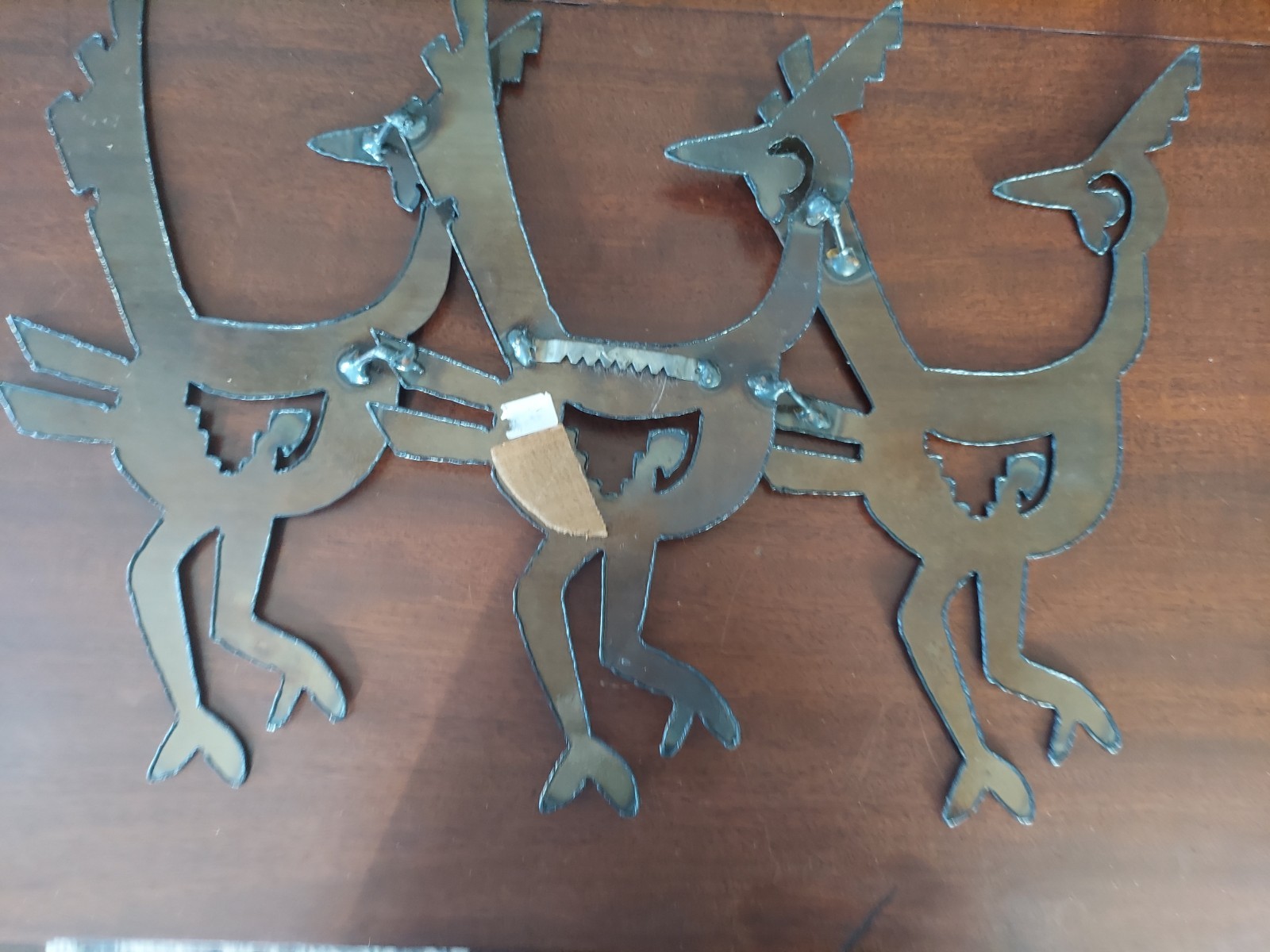 MCM Roadrunners Metal Wall Art Native American Multicolor Decor