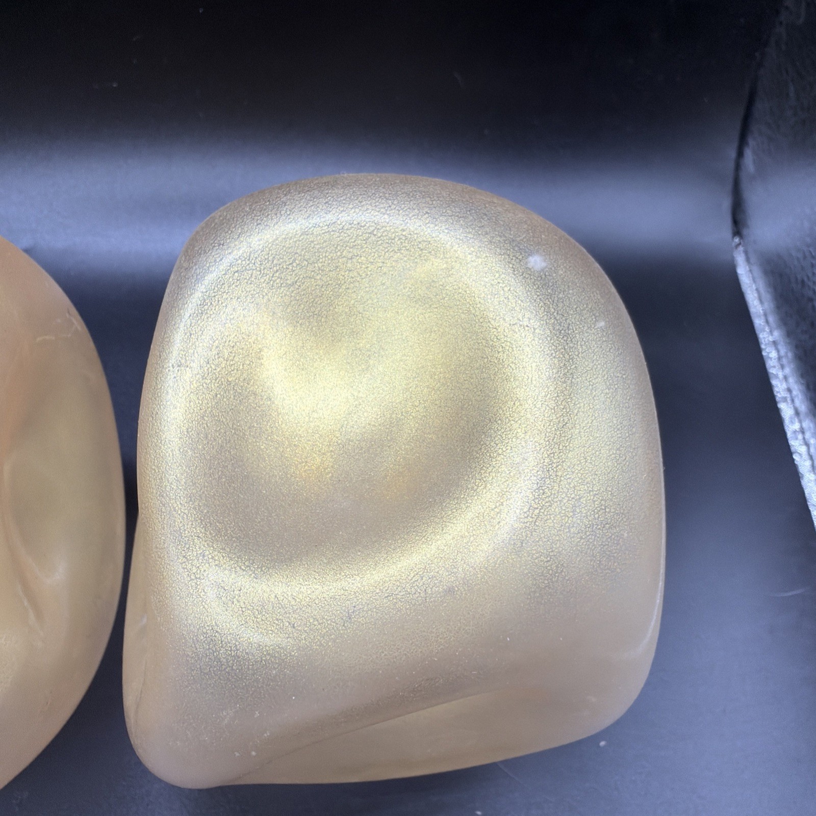 Global Views Design Set Of 3 Wall Rocks – Frosted Gold Home Decor