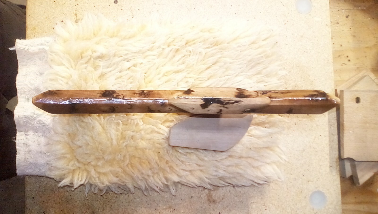 Custom Handmade very nice Cross That Was Fractul Burnt Giving It A Very Good…