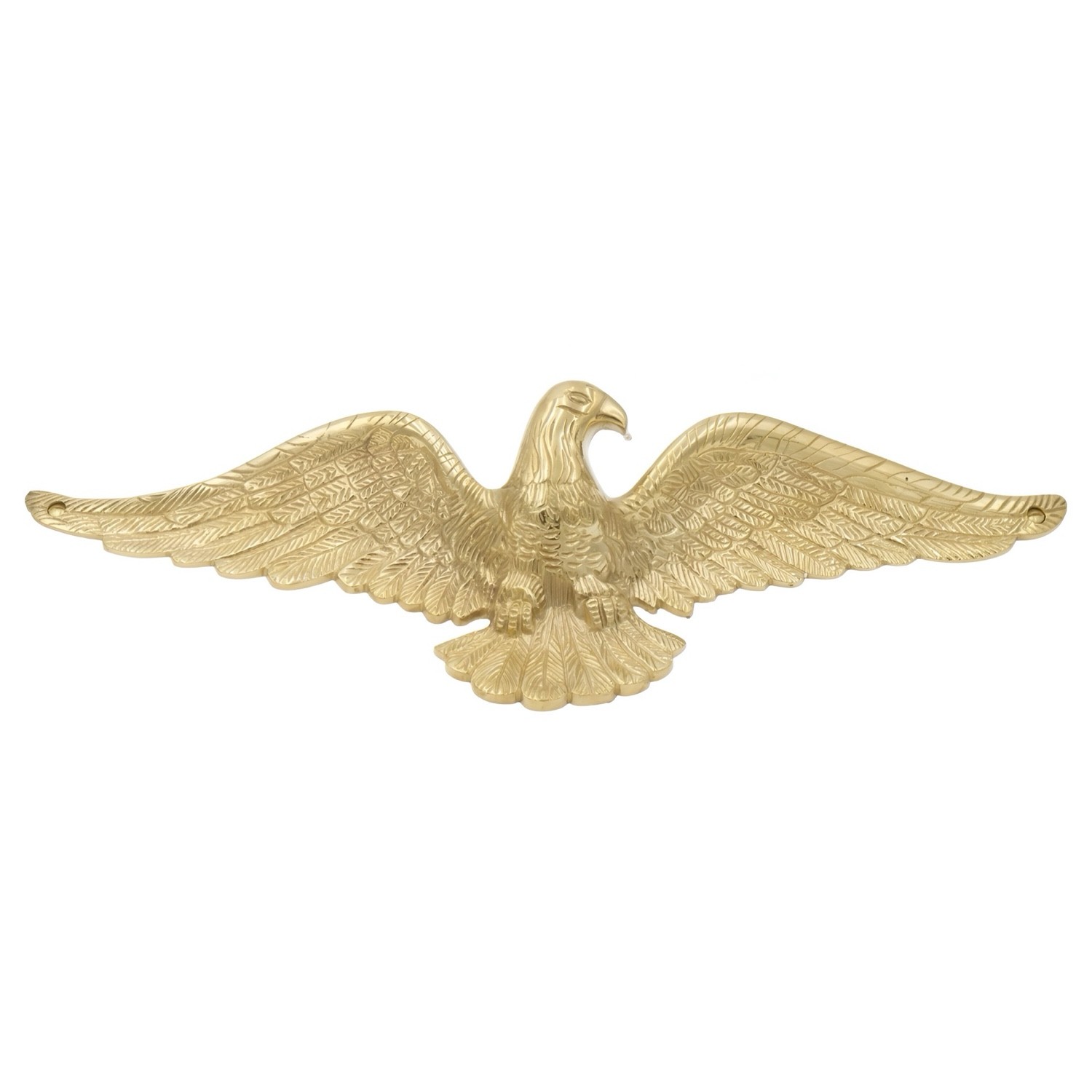 American Eagle Wall Plaque in Solid Cast Brass 20 Inch
