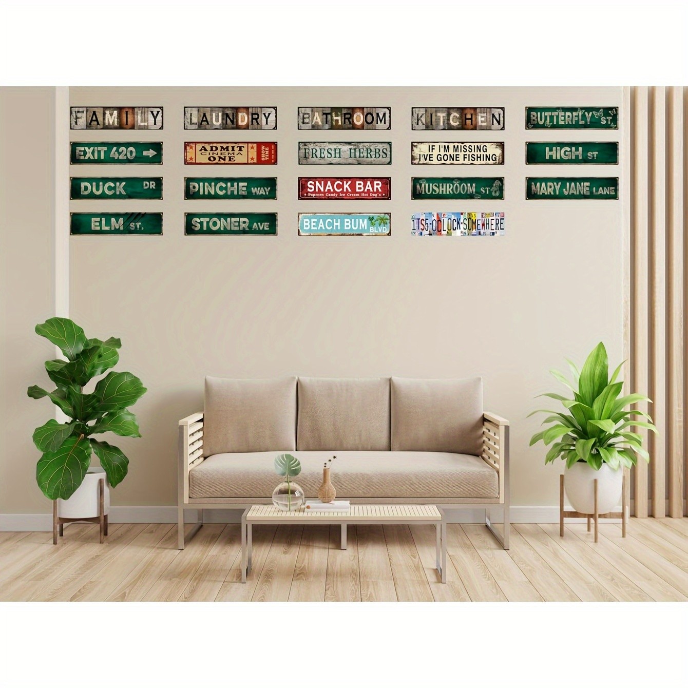 Bunk House Black Vintage Metal Sign Rustic Farmhouse Wall Decoration Gift