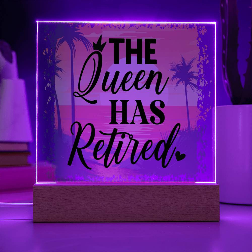 Retirement Gift for Women, Acrylic Plaque w/LED, Best Seller, Gift Ideas 2023